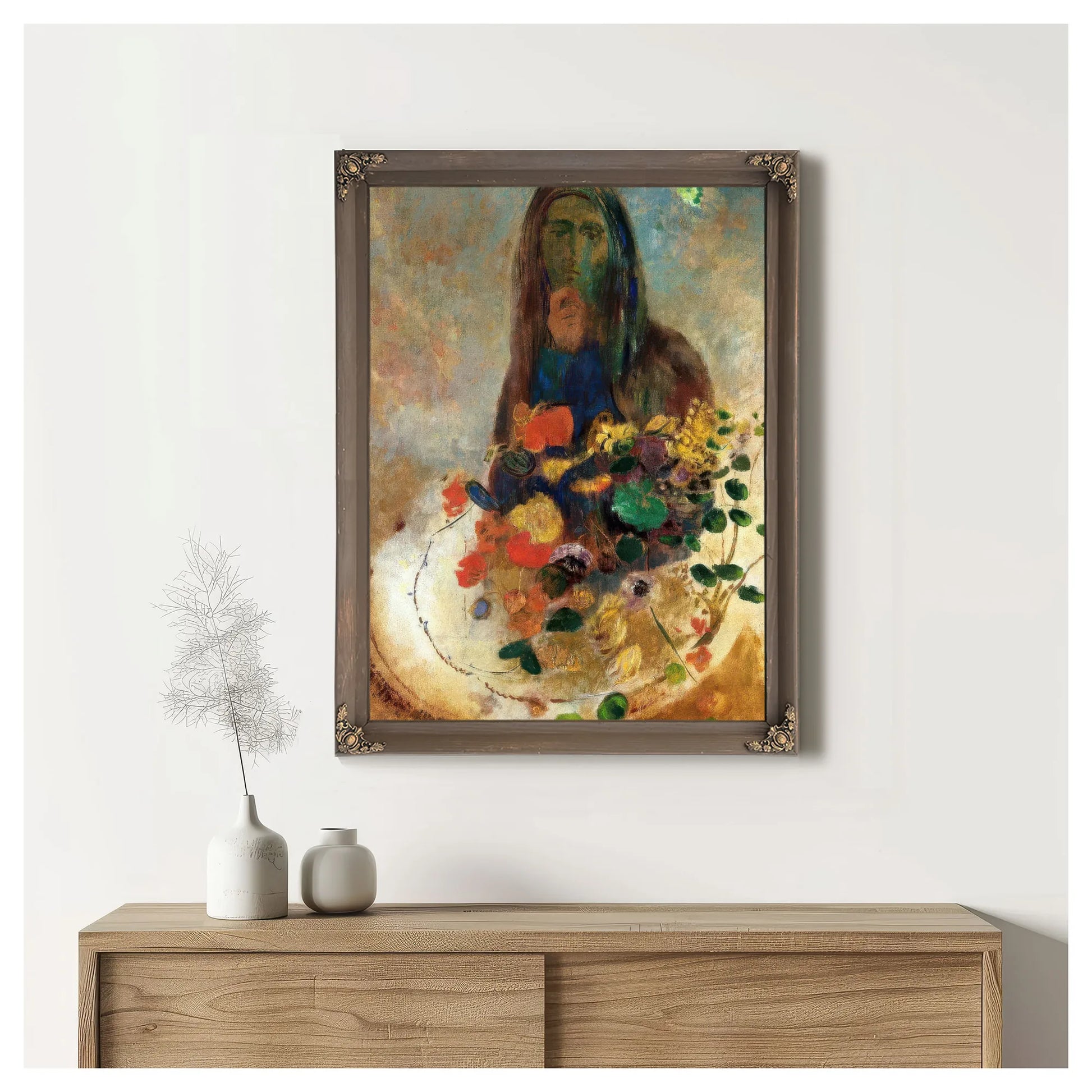 Mystery By Redon, Odilon Fine Art Print