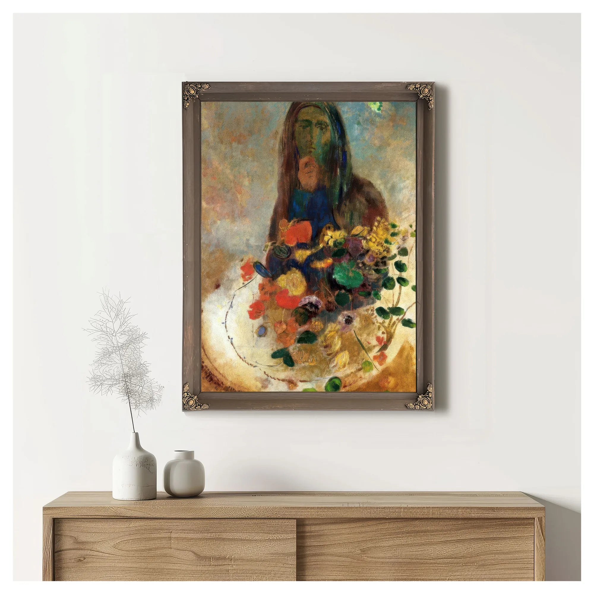 Mystery By Redon, Odilon Fine Art Print