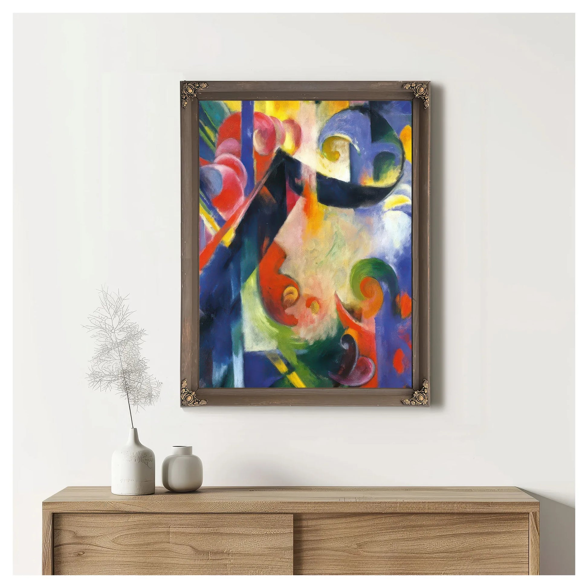 Broken Forms By Franz Marc Fine Art Print
