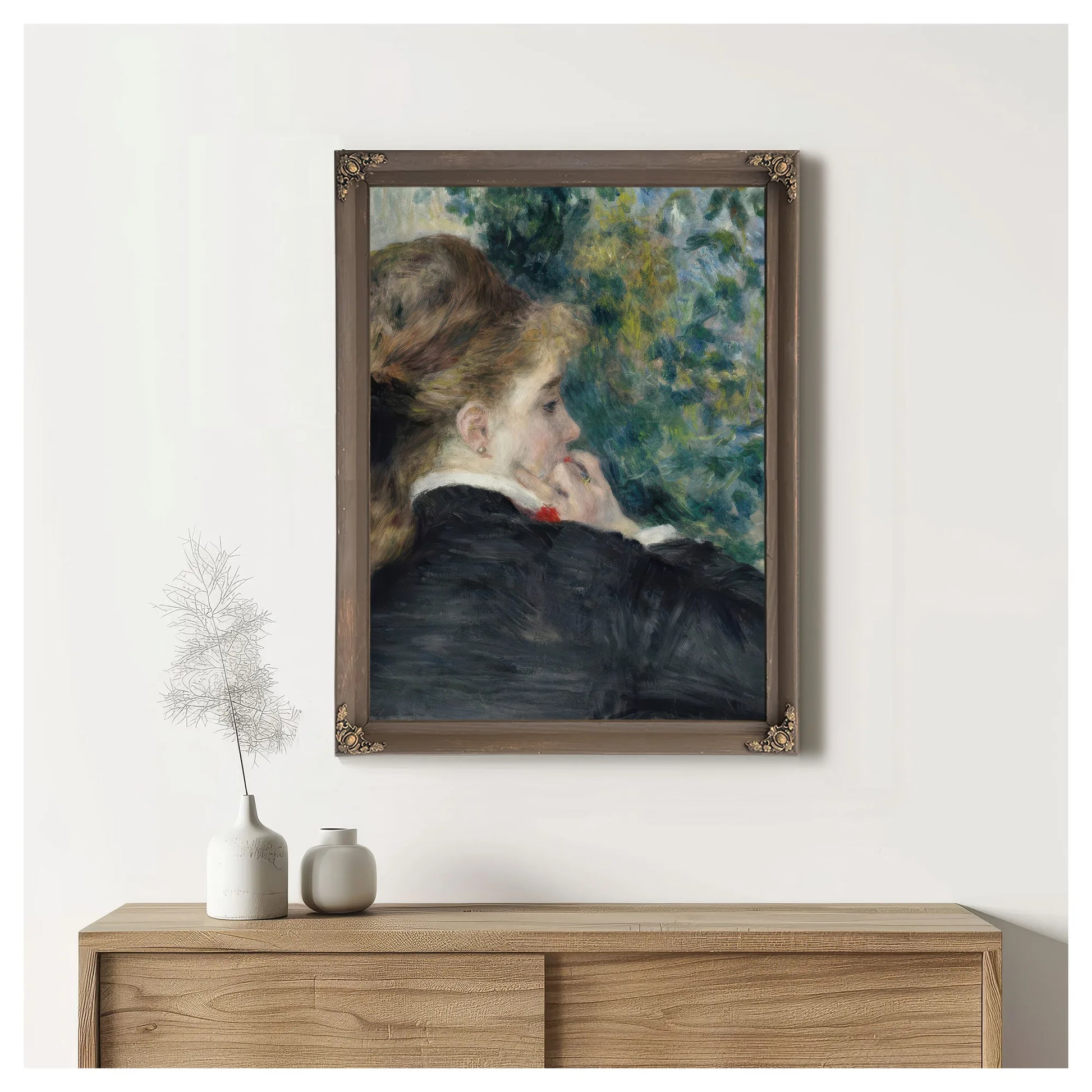 Pensive, La Songeuse Or Day Dreaming By Pierre Auguste Renoir Fine Art Print