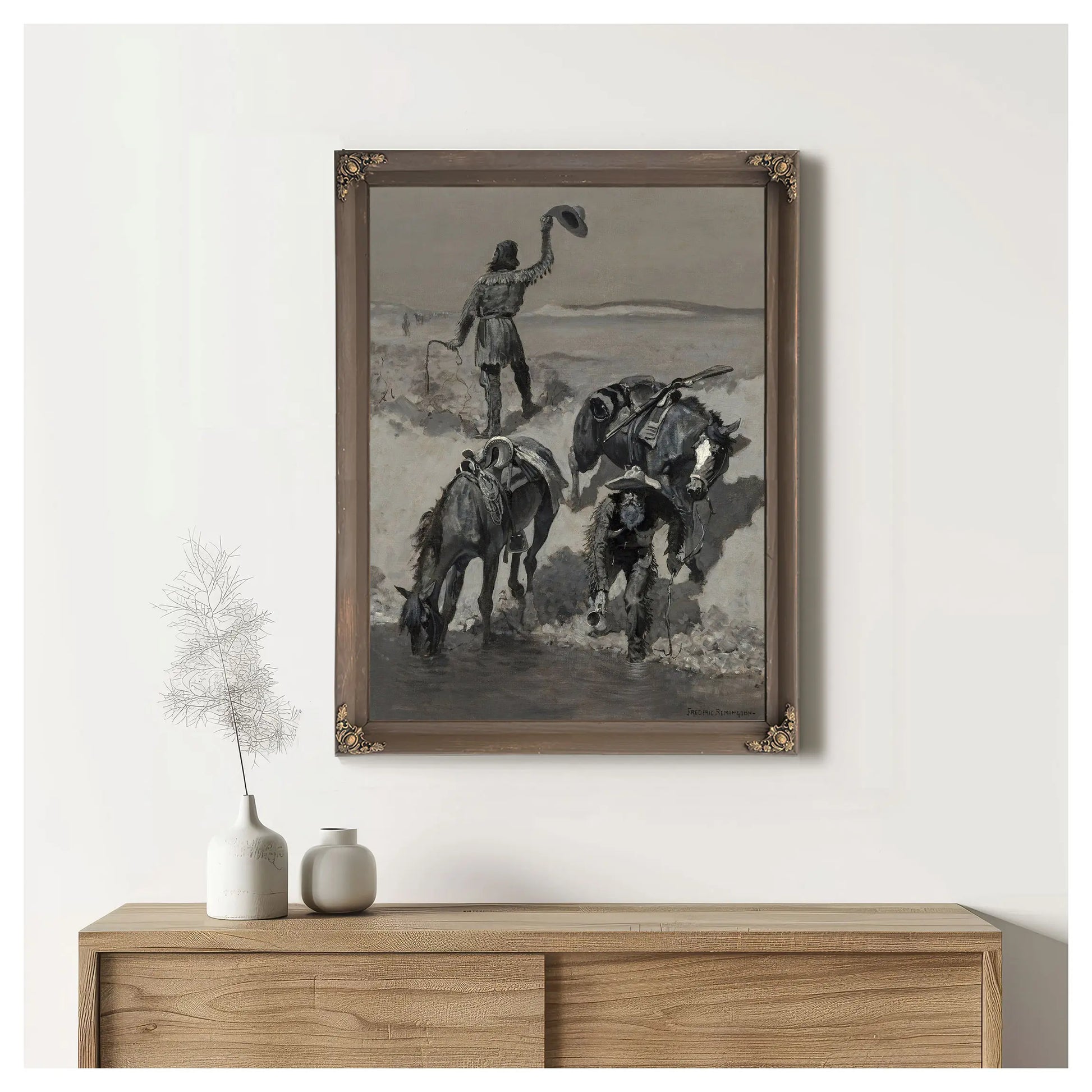 Water by Frederic Remington
