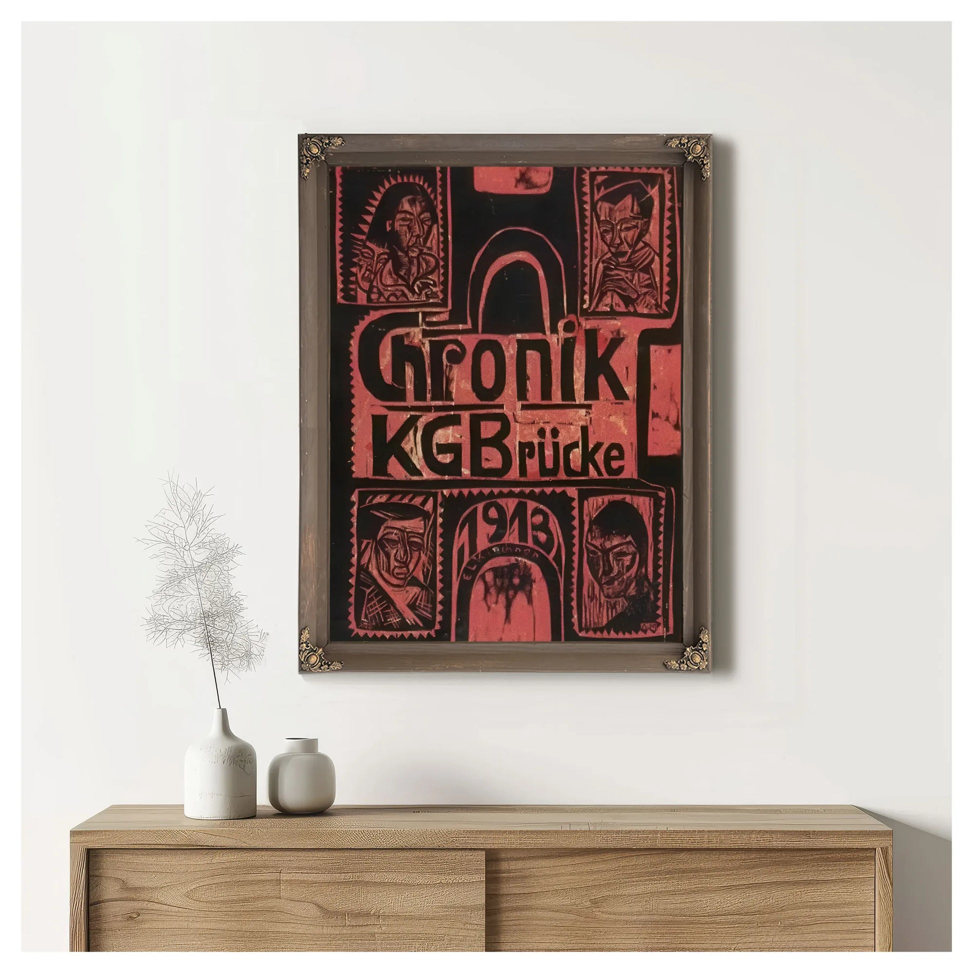 Chronicle Of The Brucke Artists Group By Ernst Ludwig Kirchner Fine Art Print