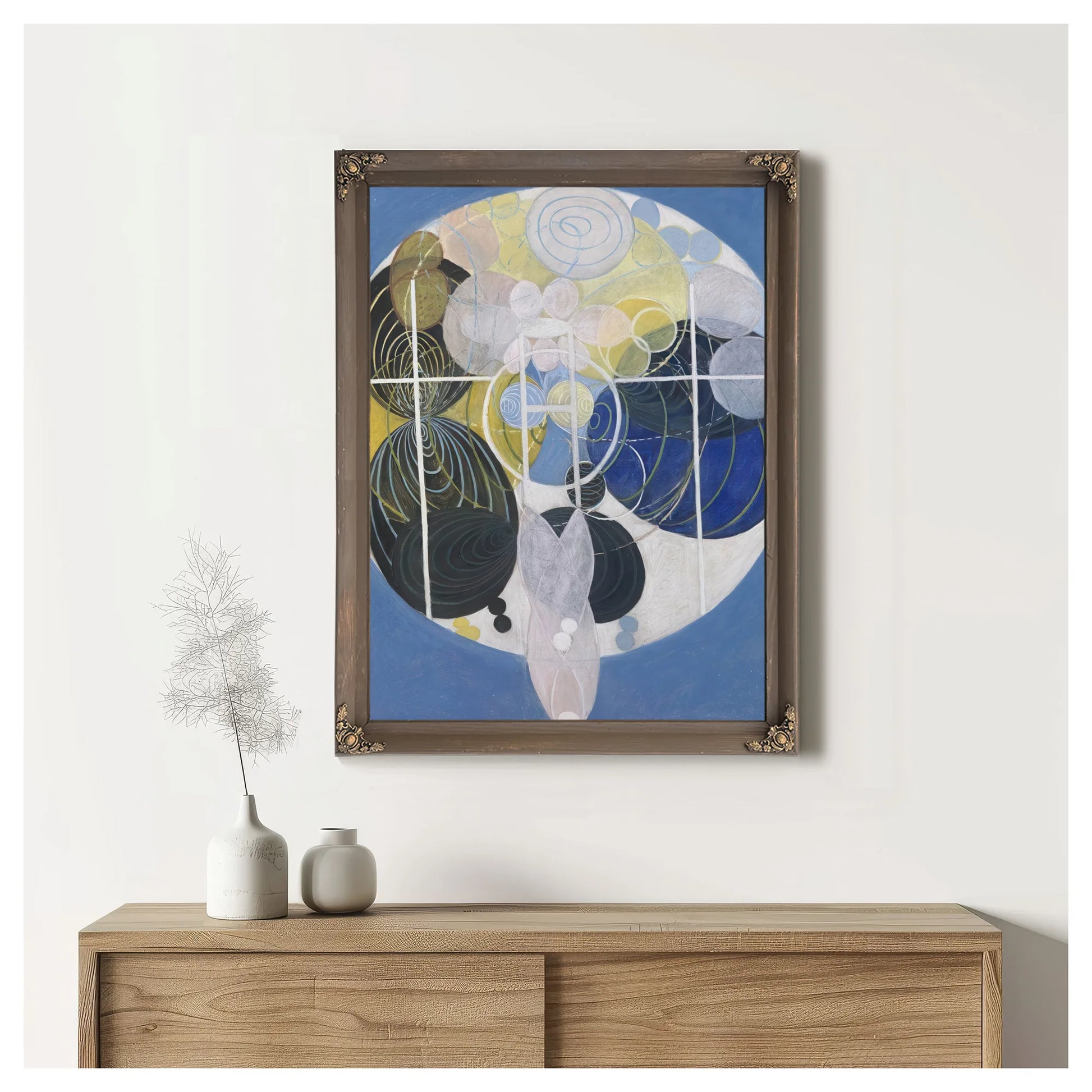 Figure No5 Group 3 Series Wu 1907 By Hilma Af Klint Fine Art Print