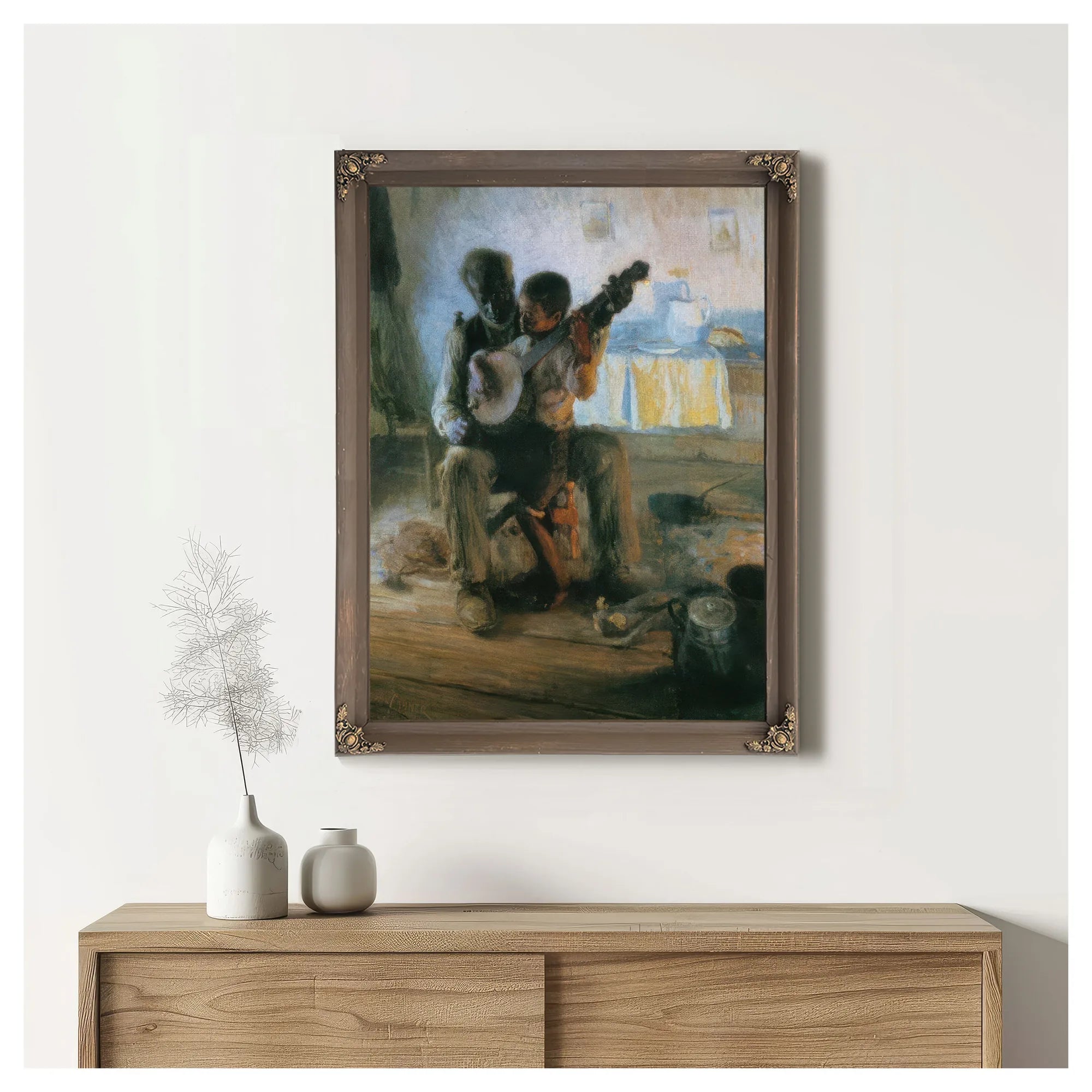 The Banjo Lesson By Henry Ossawa Tanner Fine Art Print