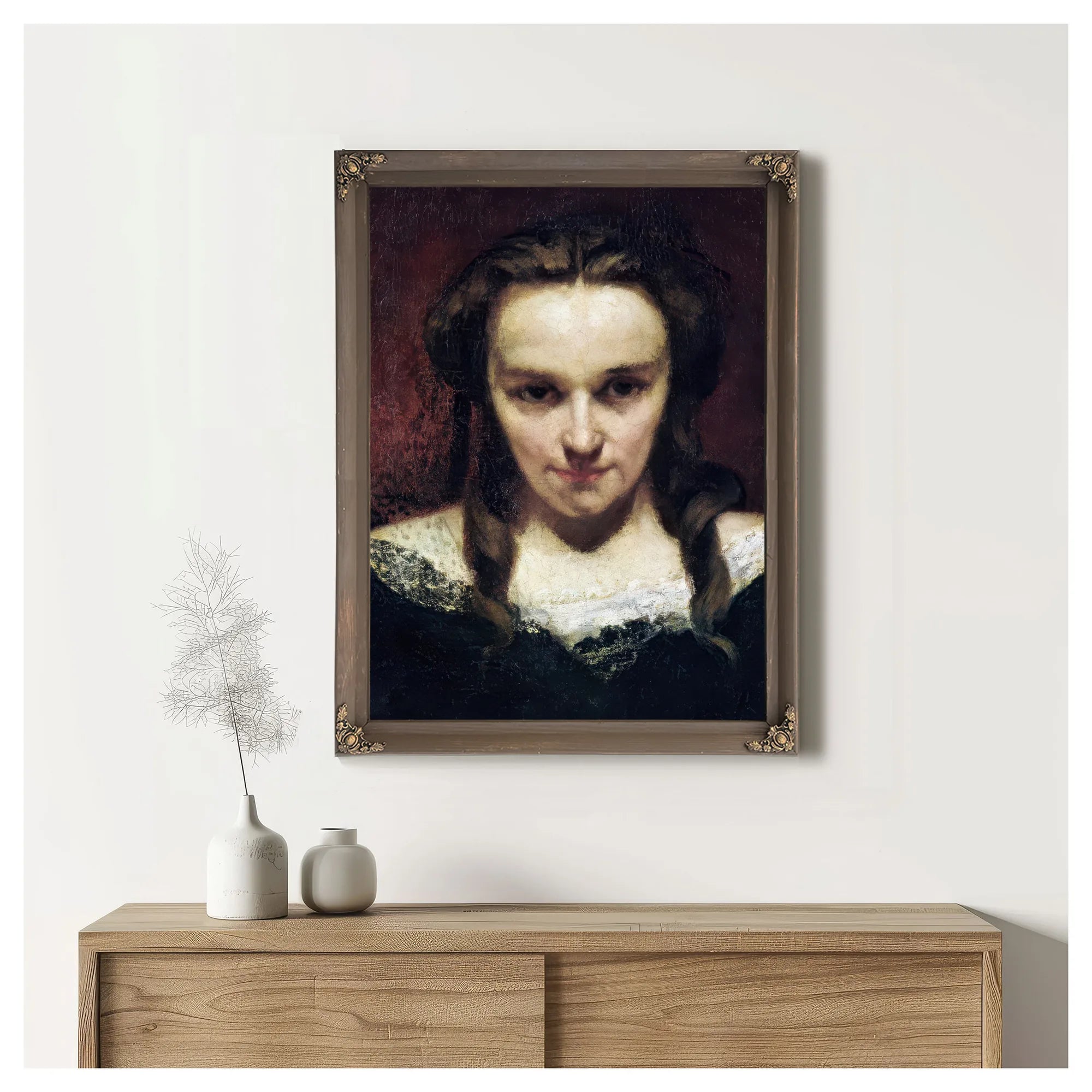 The Clairvoyant Or, The Sleepwalker By Jean Desire Gustave Courbet Fine Art Print