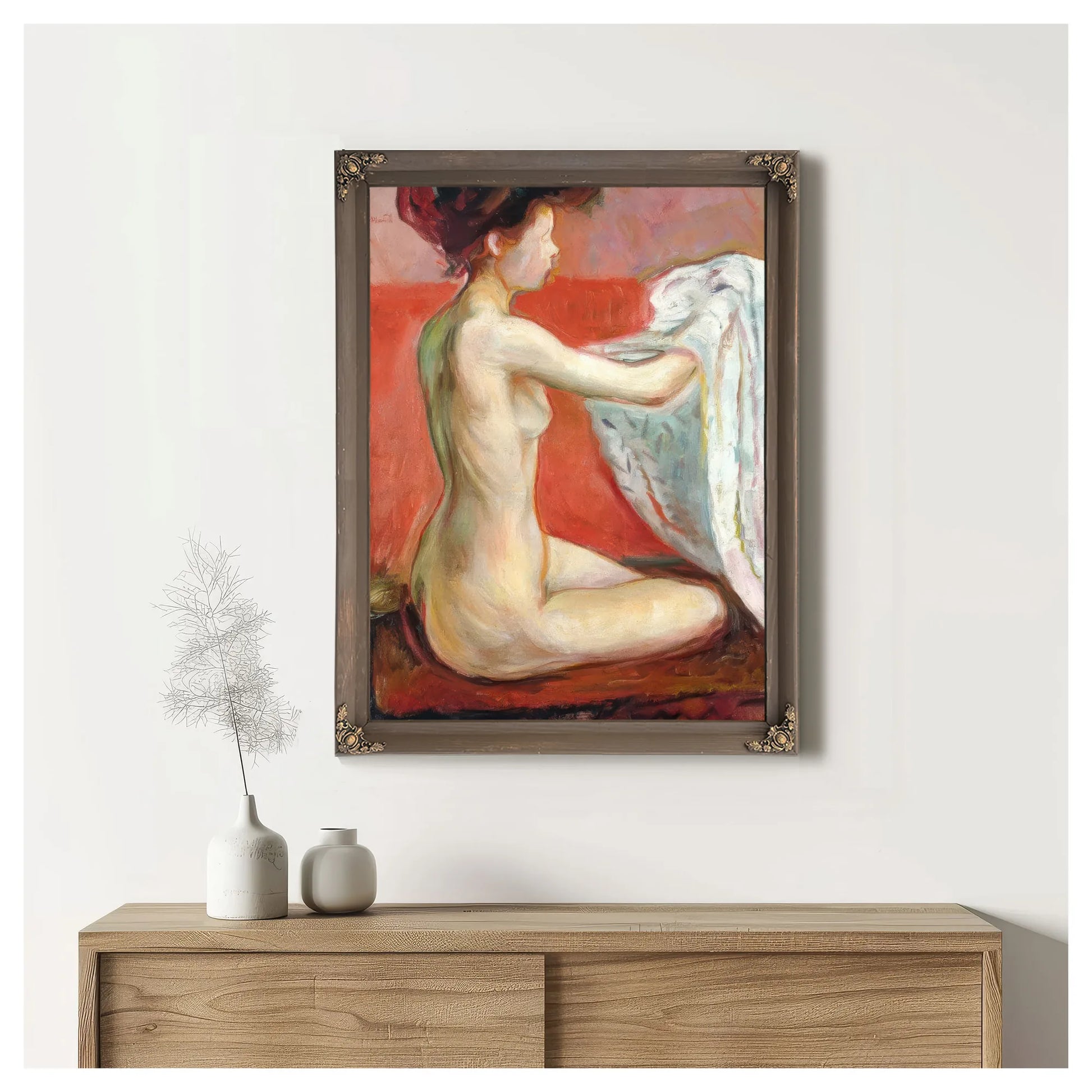 Paris Nude 1896 By Edvard Munch Fine Art Print