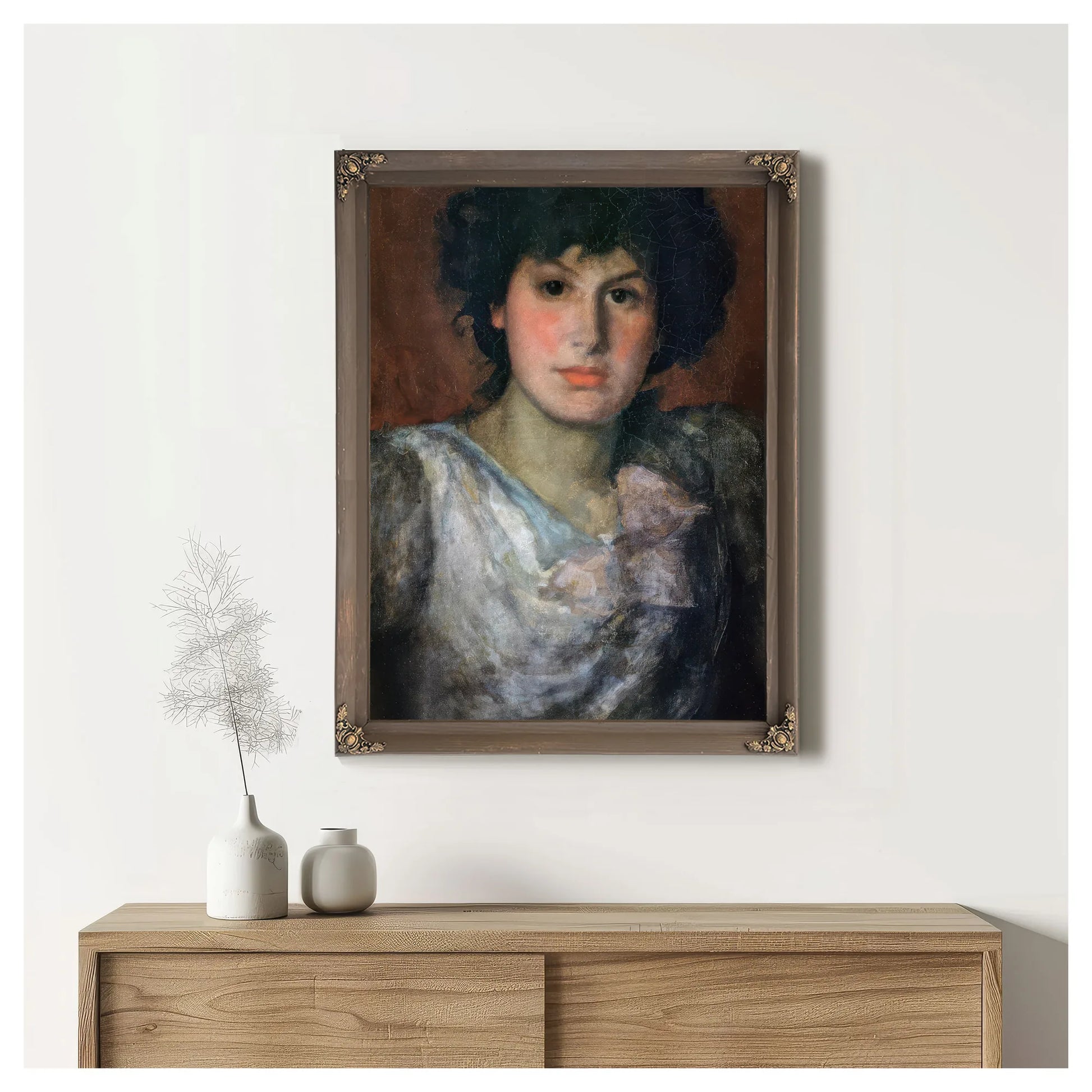 Miss Lilian Woakes By James McNeill Whistler Fine Art Print
