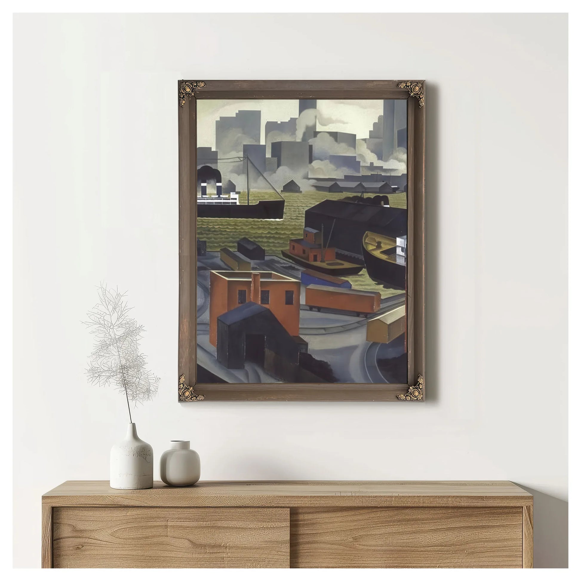 From Brooklyn Heights By George Ault Fine Art Print