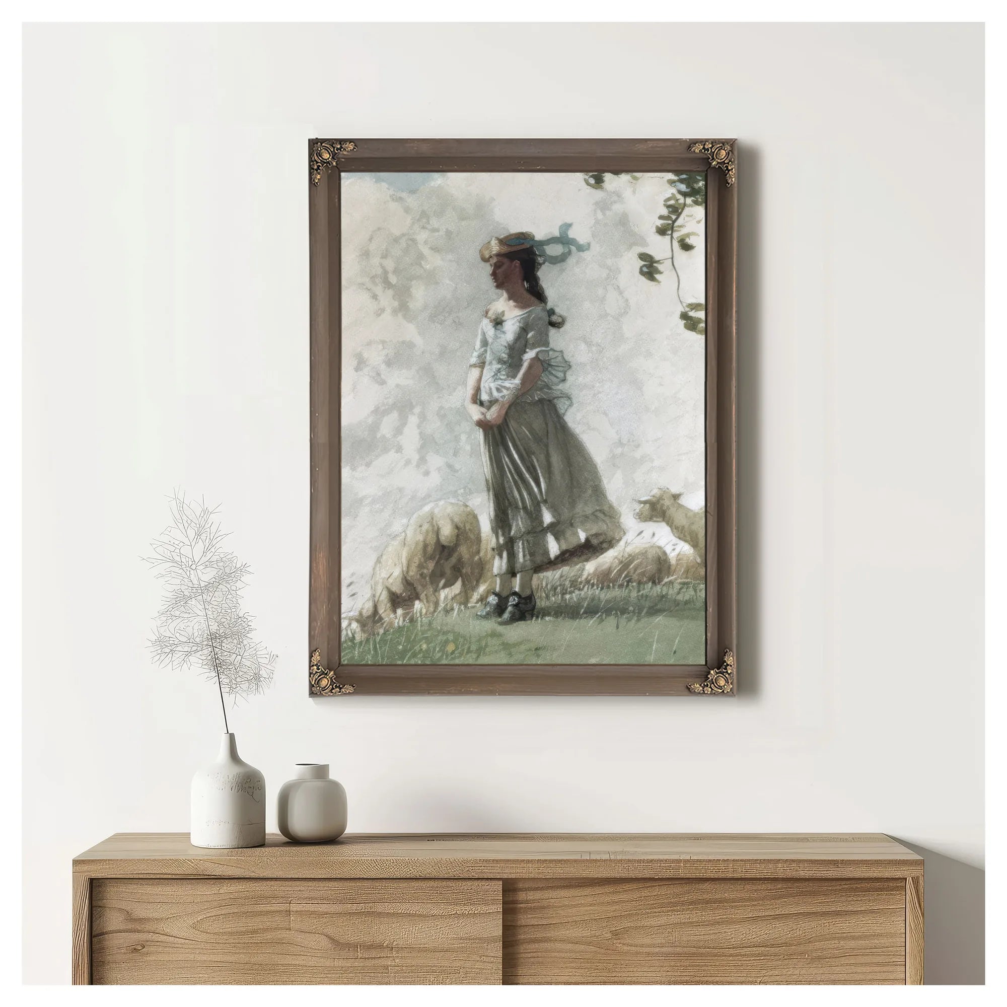 Fresh Air By Winslow Homer Fine Art Print