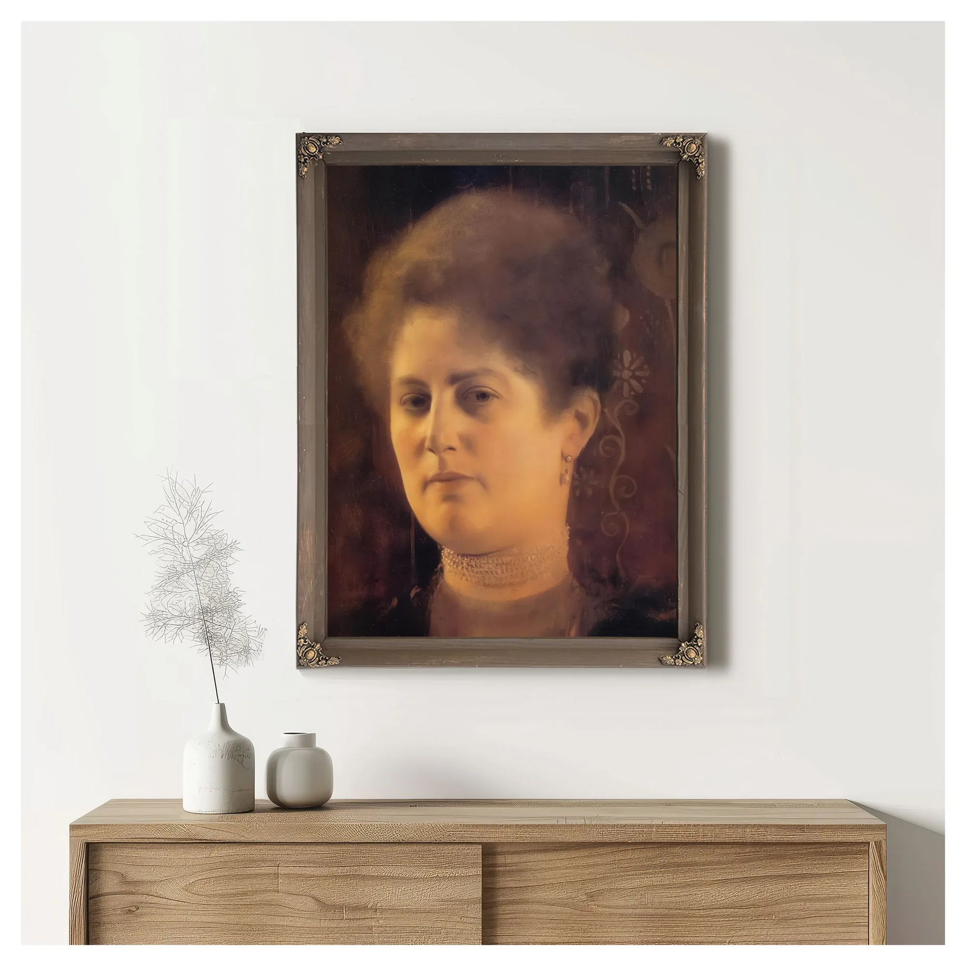 Portrait Of A Woman By Gustav Klimt Fine Art Print