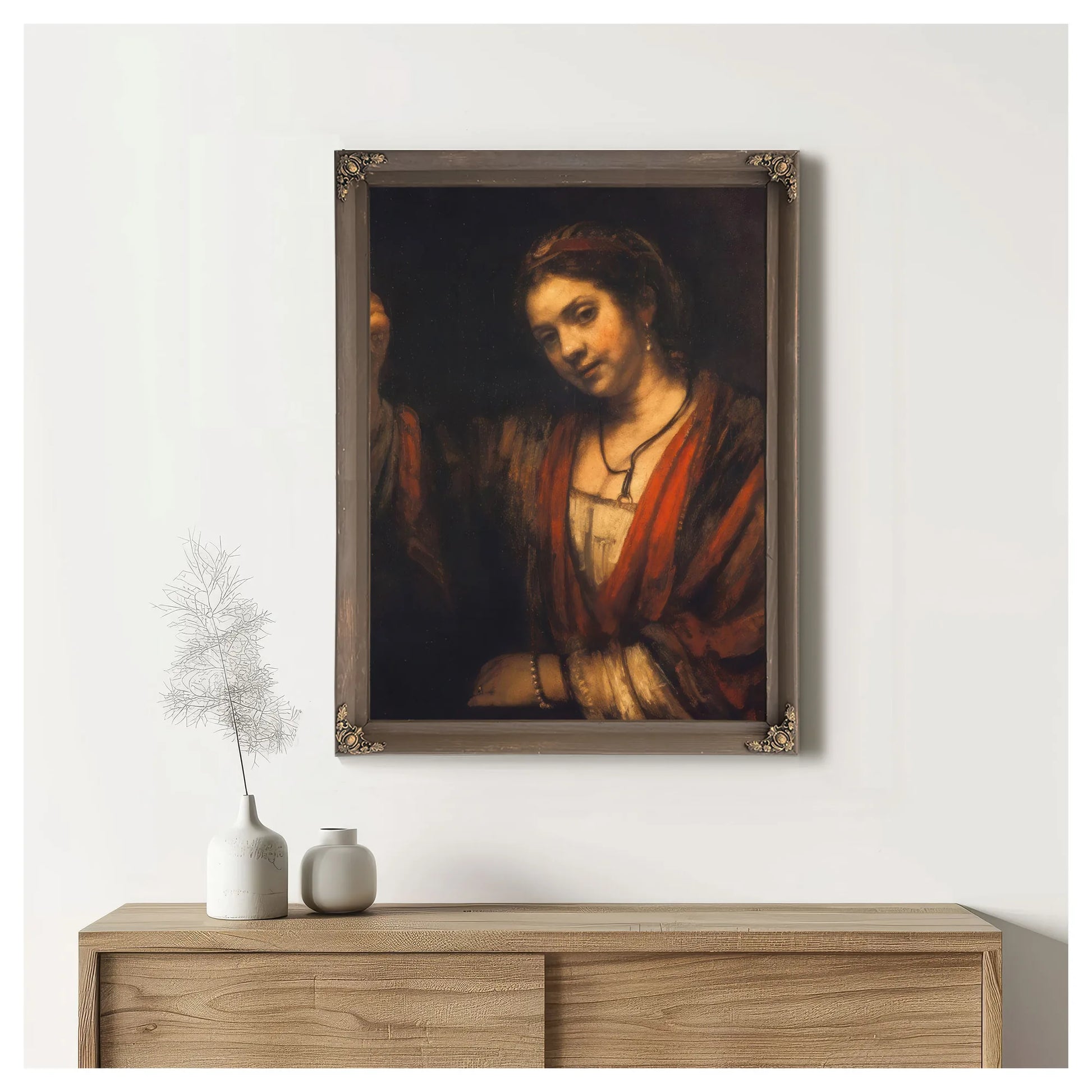 Portrait Of Hendrickje Stoffels By Rembrandt Fine Art Print