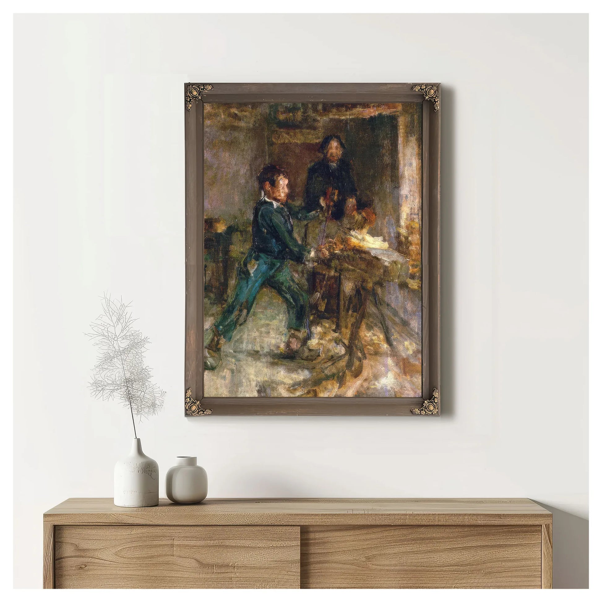 Study For The Young Sabot Maker By Henry Ossawa Tanner Fine Art Print