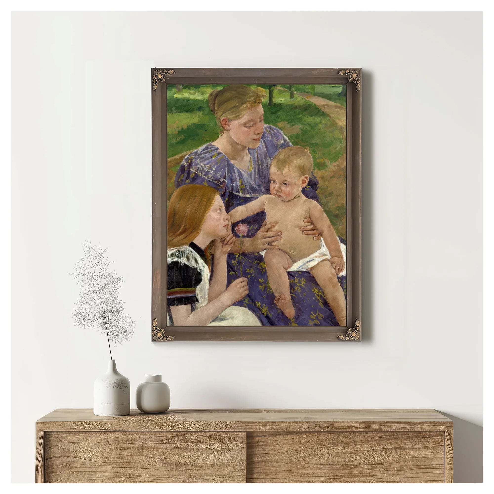 The Family By Mary Cassatt Fine Art Print