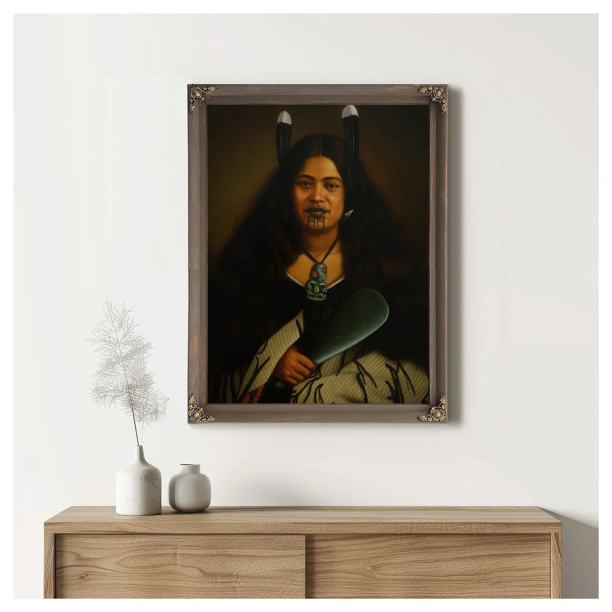 Portrait Of Pare Watene 1878 By Gottfried Lindauer Fine Art Print
