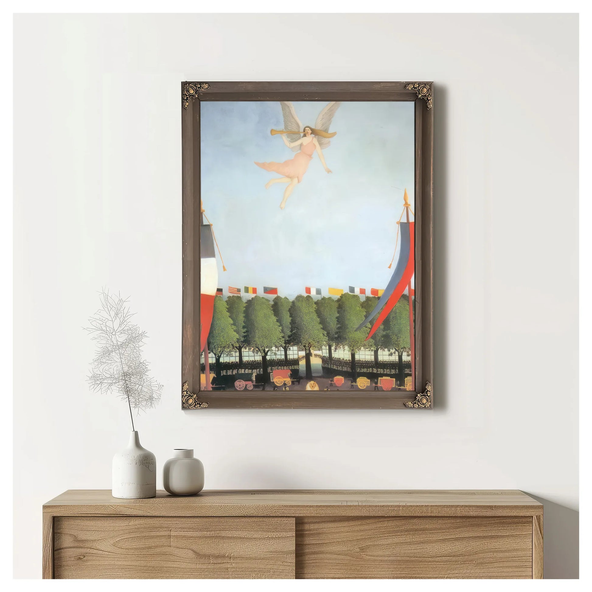 Liberty Invitting The Artists To Take Part In The 22Nd Exhibition Of The Artistes Inde Pendants1906 By Henri Rousseau Fine Art Print