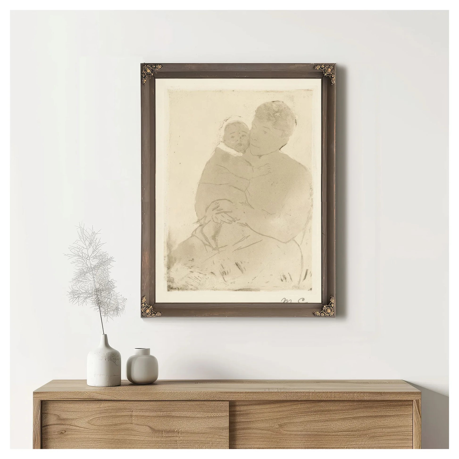 Nurse And Baby Bill (No. 1) By Mary Cassatt Fine Art Print