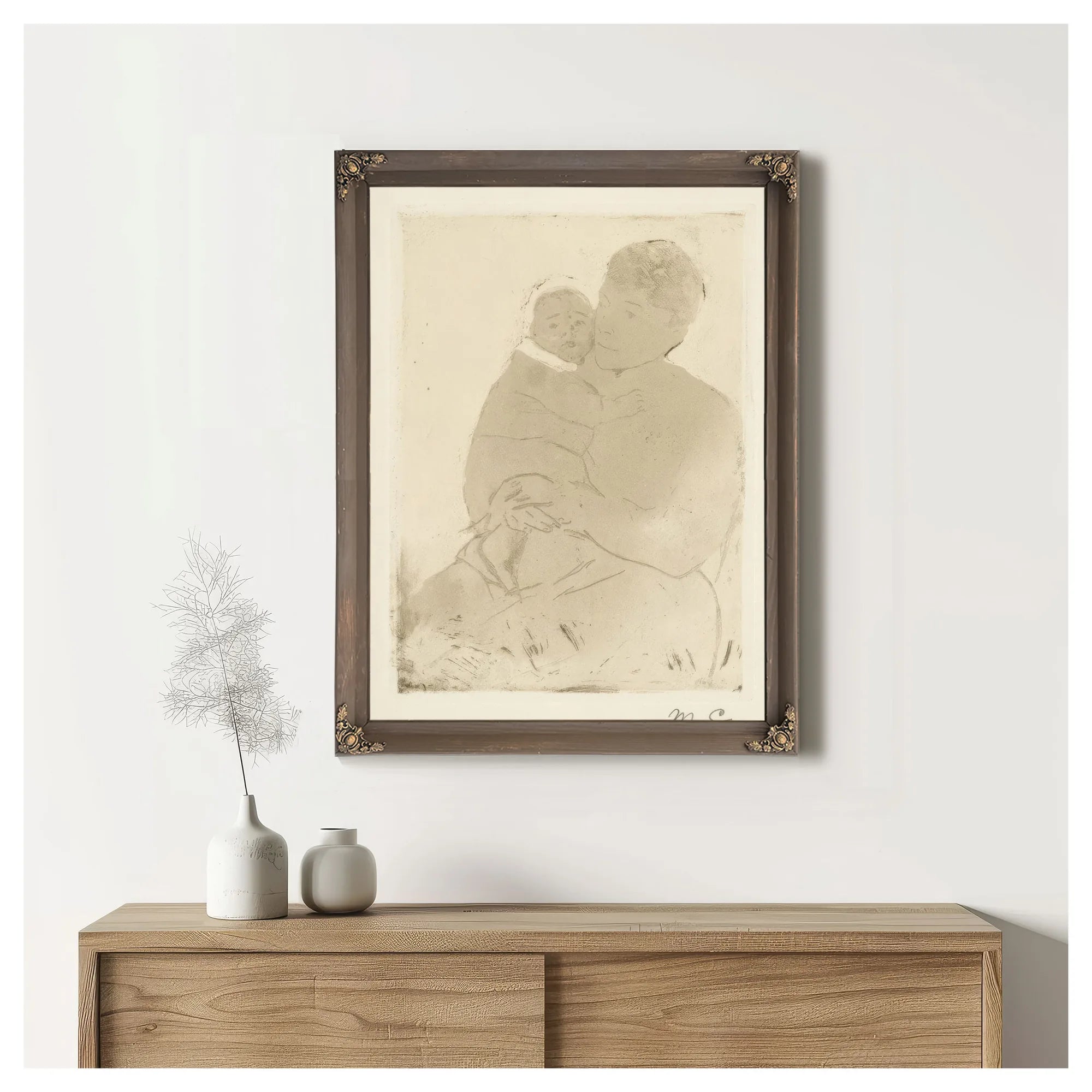 Nurse And Baby Bill (No. 1) By Mary Cassatt Fine Art Print