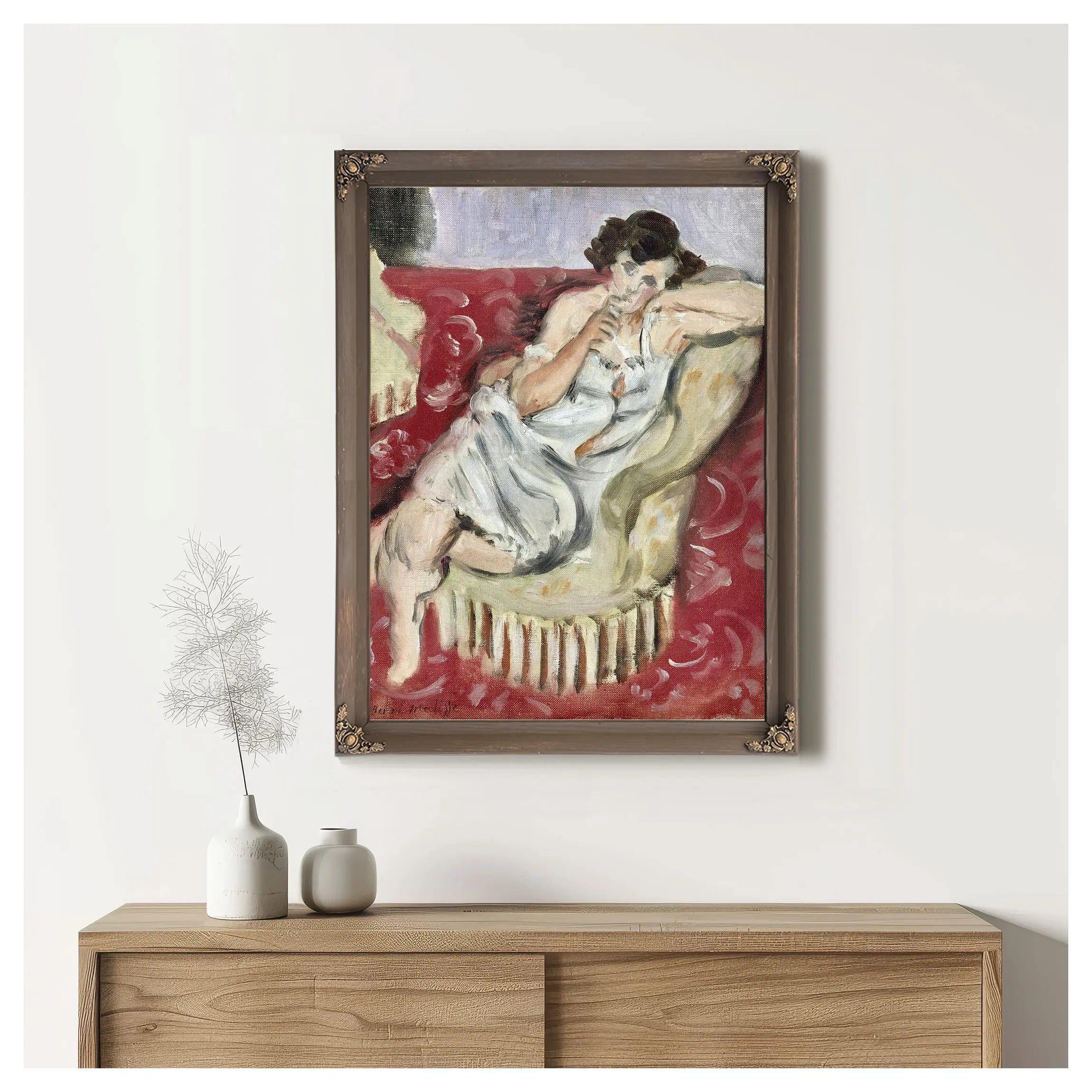 Odalisque With Magnolias 1 by Henri Matisse
