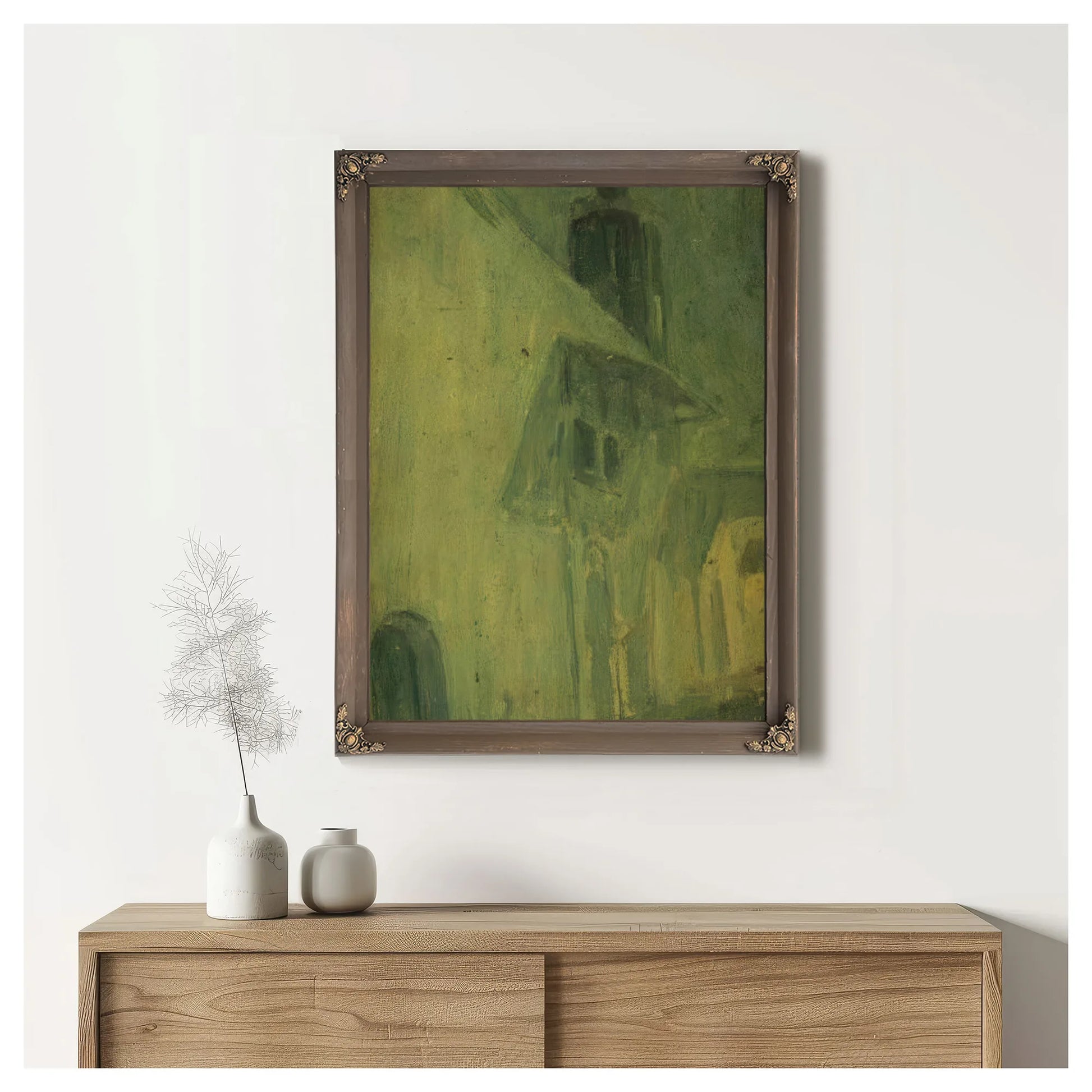 The House (Wall) In Blue By Henry Ossawa Tanner Fine Art Print