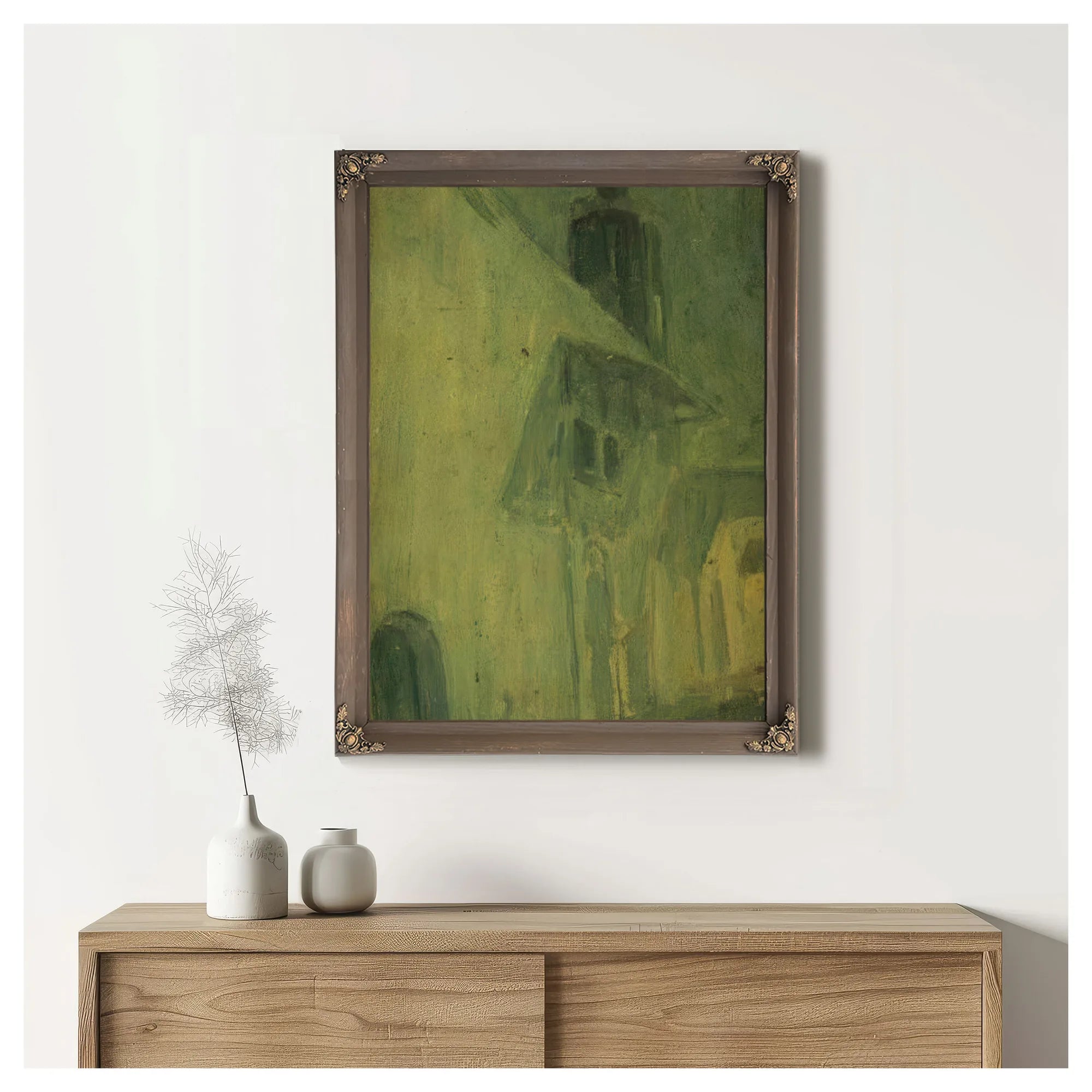 The House (Wall) In Blue By Henry Ossawa Tanner Fine Art Print