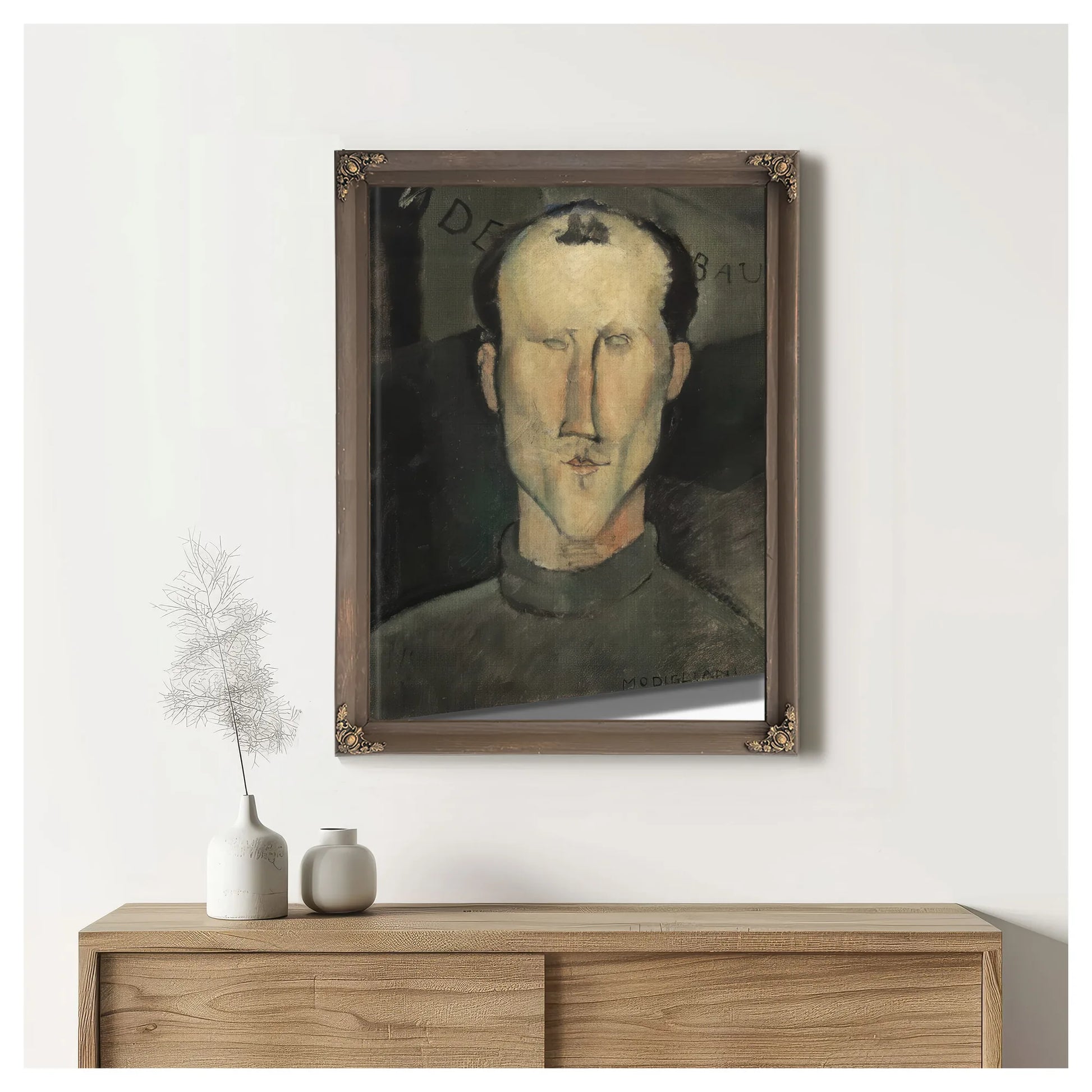 Leon Indenbaum By Amedeo Modigliani Fine Art Print