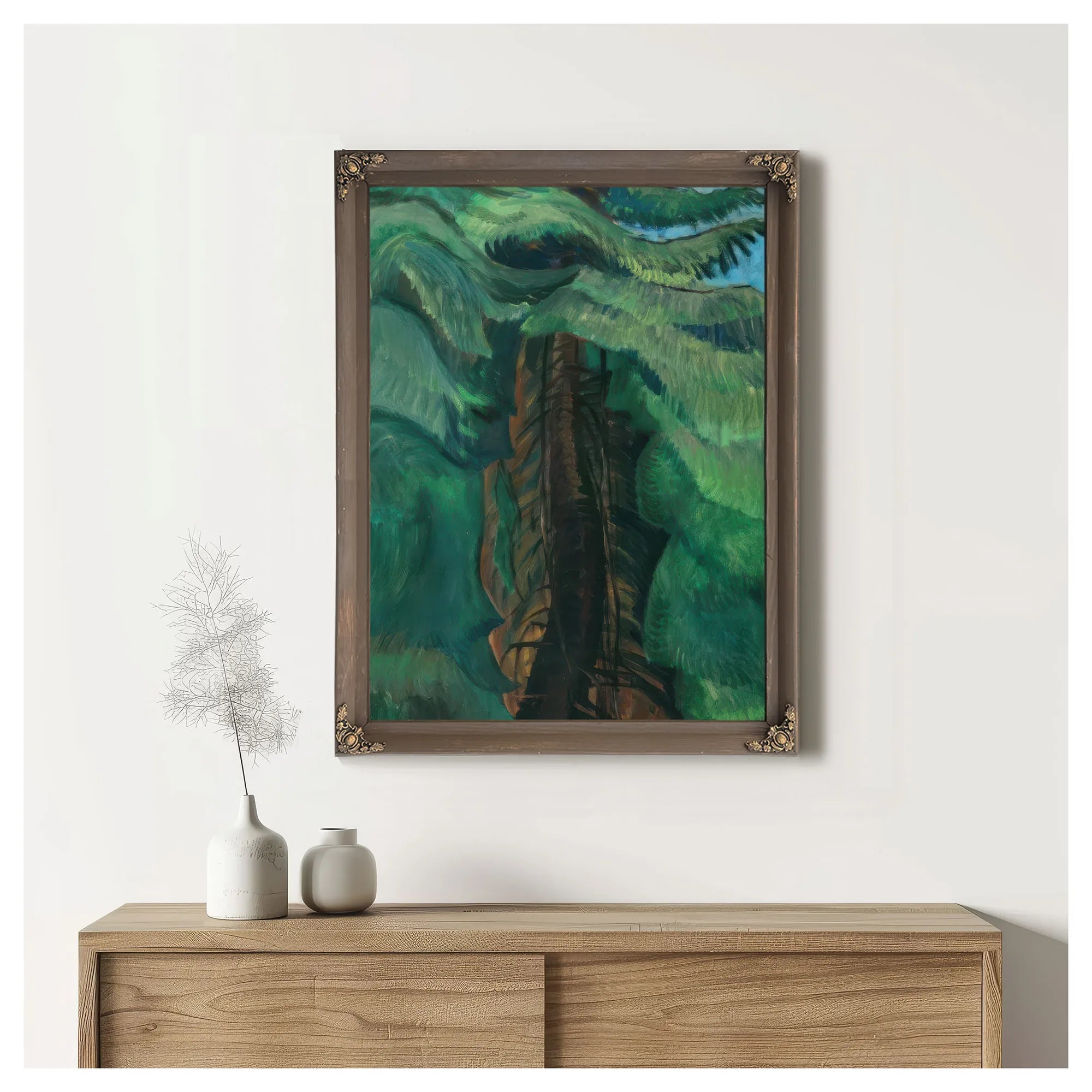 Cedar Sanctuary By Emily Carr Fine Art Print