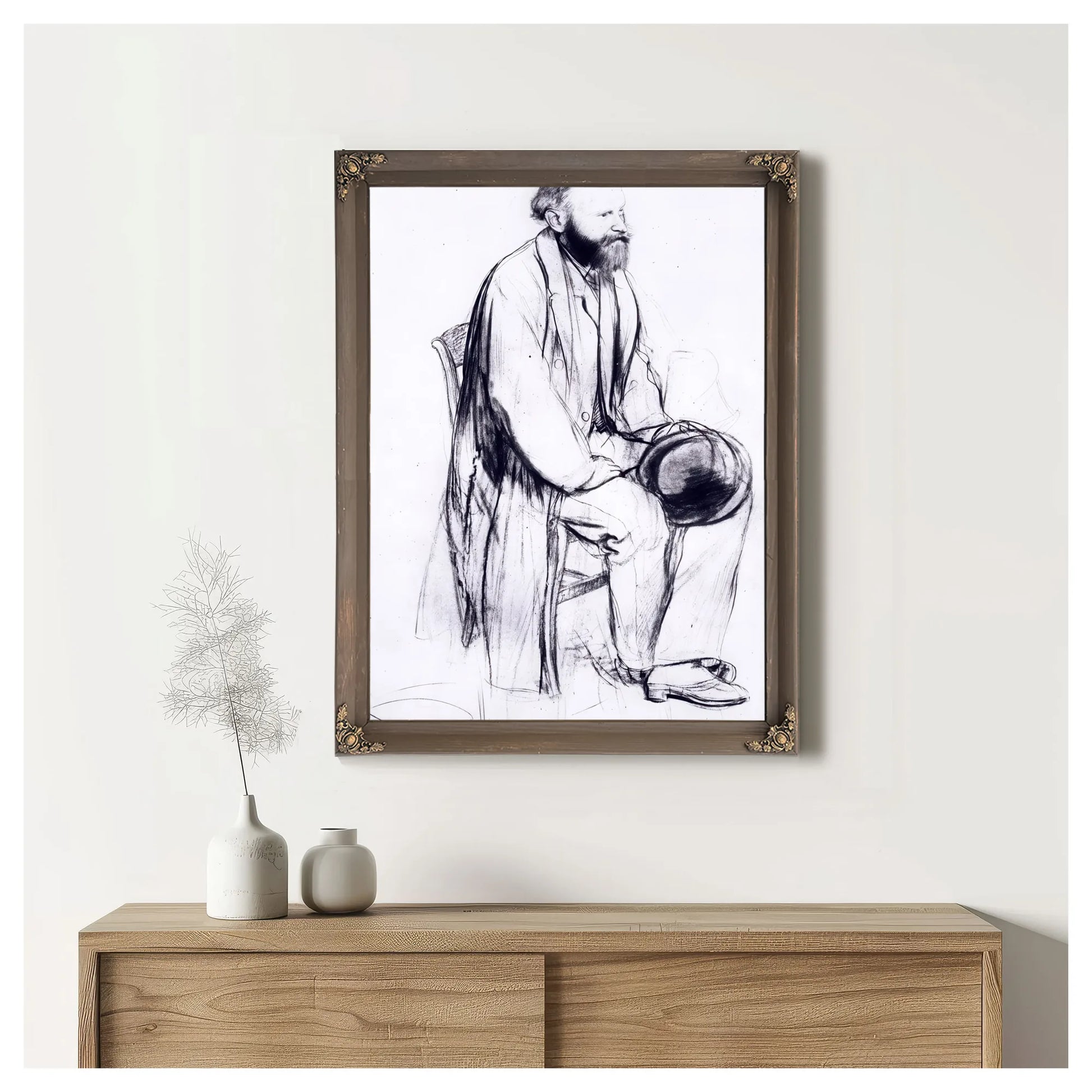 Study For A Portrait Of Manet By Edgar Degas Fine Art Print