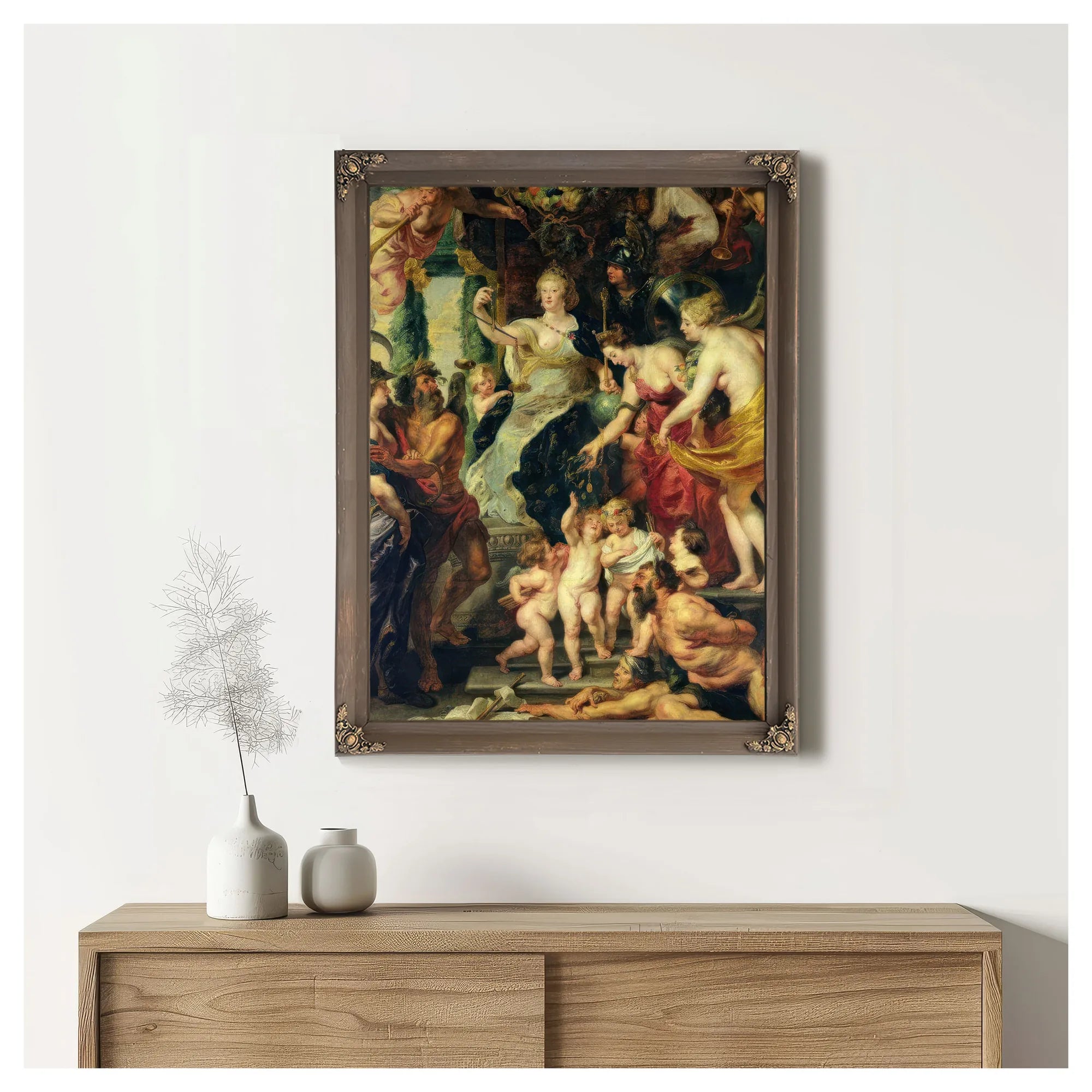 The Felicity Of The Regency By Peter Paul Rubens Fine Art Print