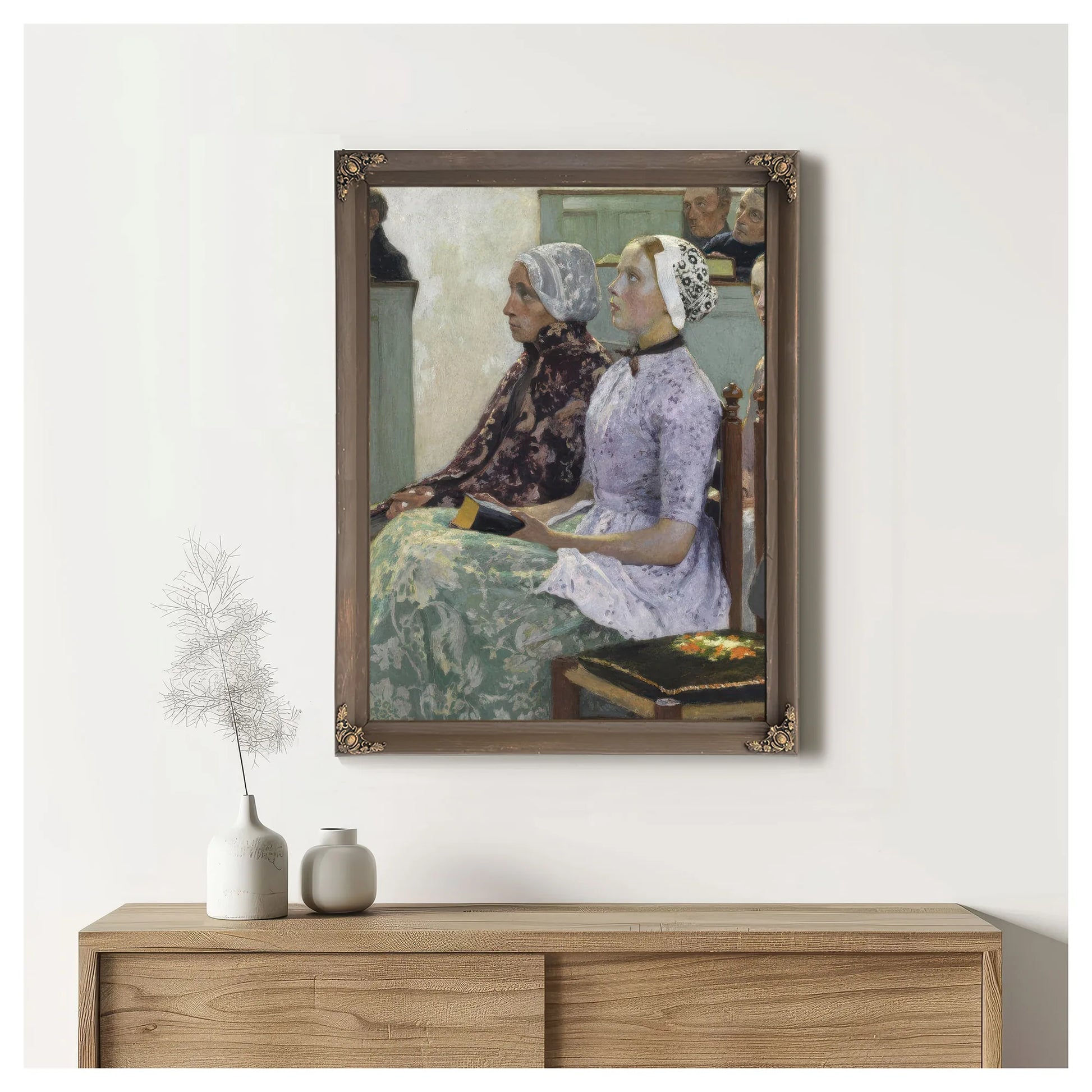 Vespers By Gari Melchers Fine Art Print