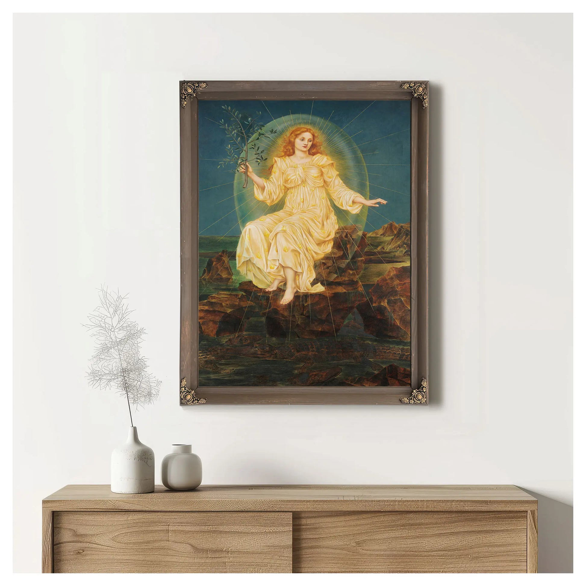Lux In Tenebris by Evelyn De Morgan