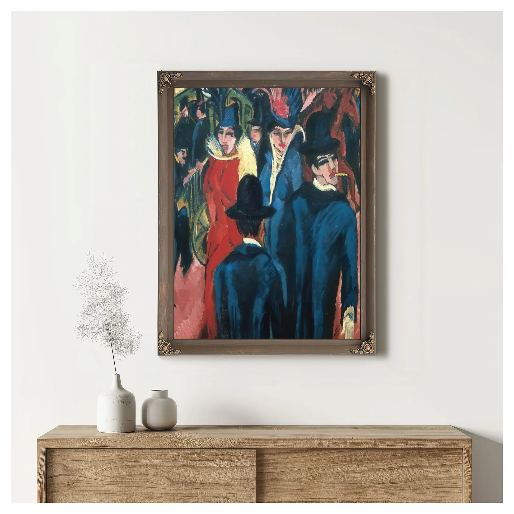 Berline Street Scene By Ernst Ludwig Kirchner Fine Art Print