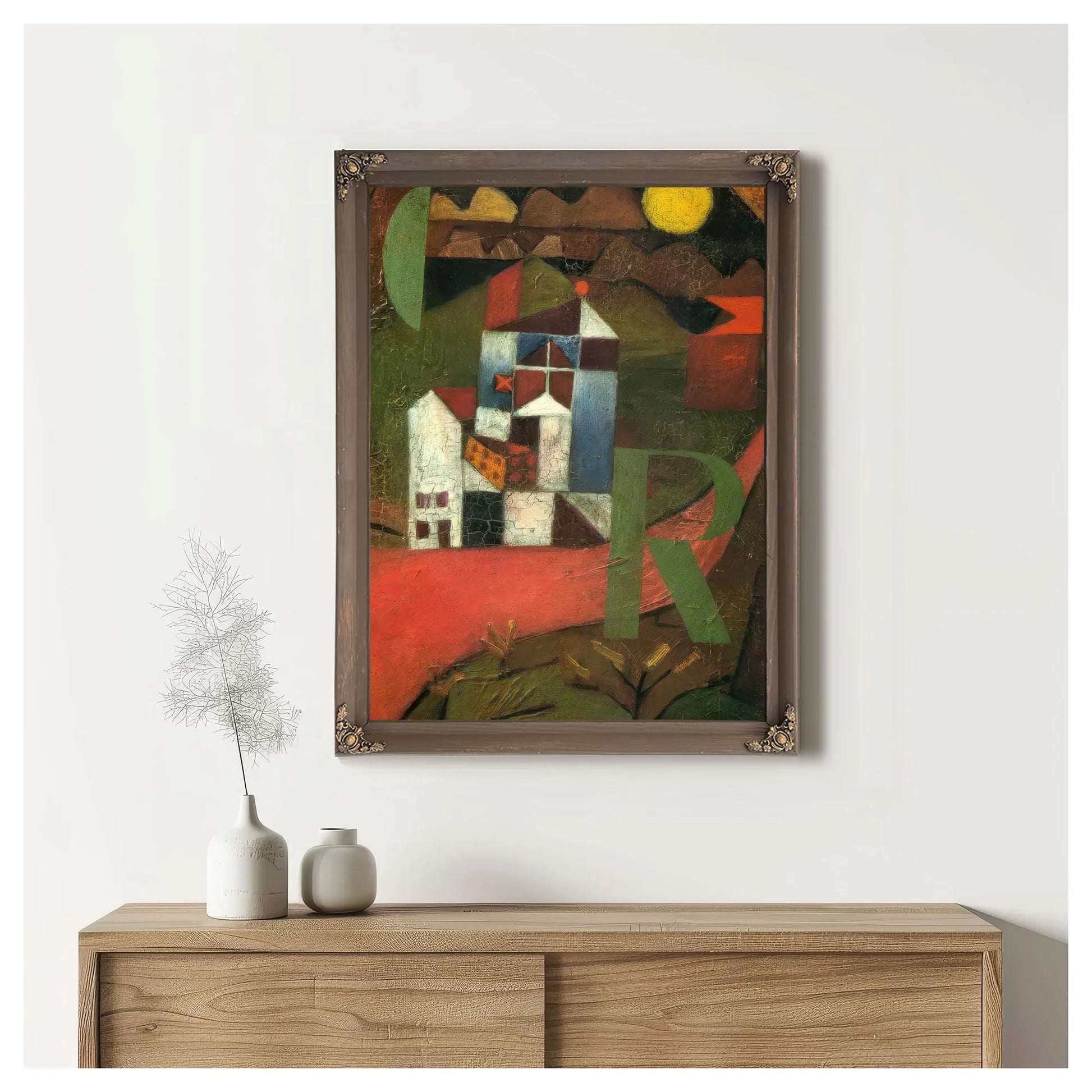 Villa R 1919 153 By Paul Klee Fine Art Print