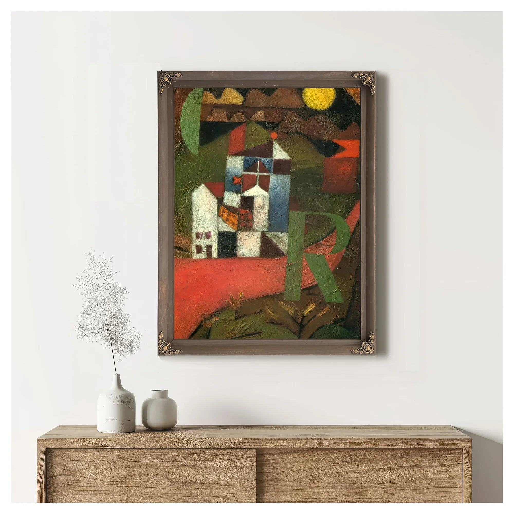 Villa R 1919 153 By Paul Klee Fine Art Print