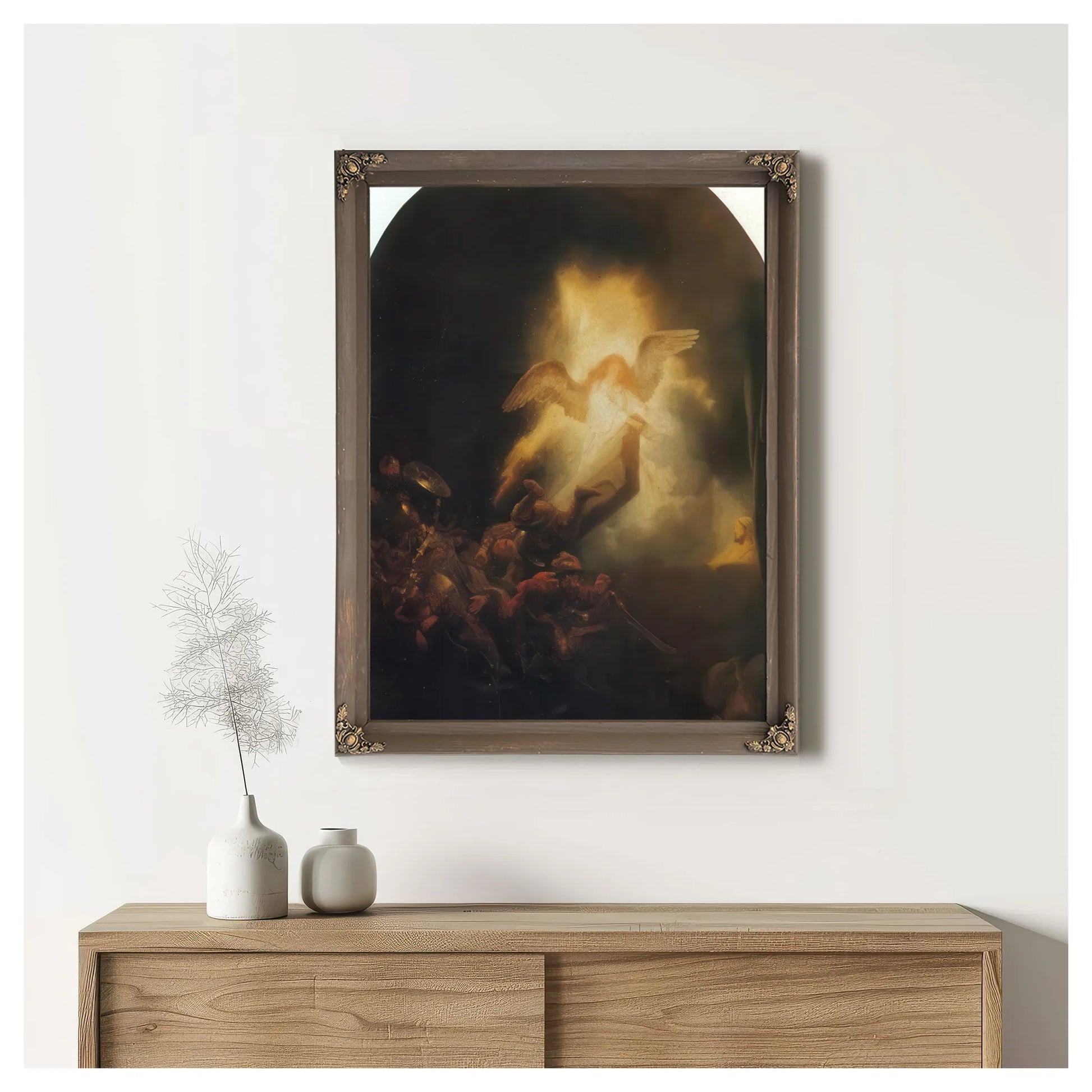 The Resurrection Of Christ By Rembrandt Fine Art Print