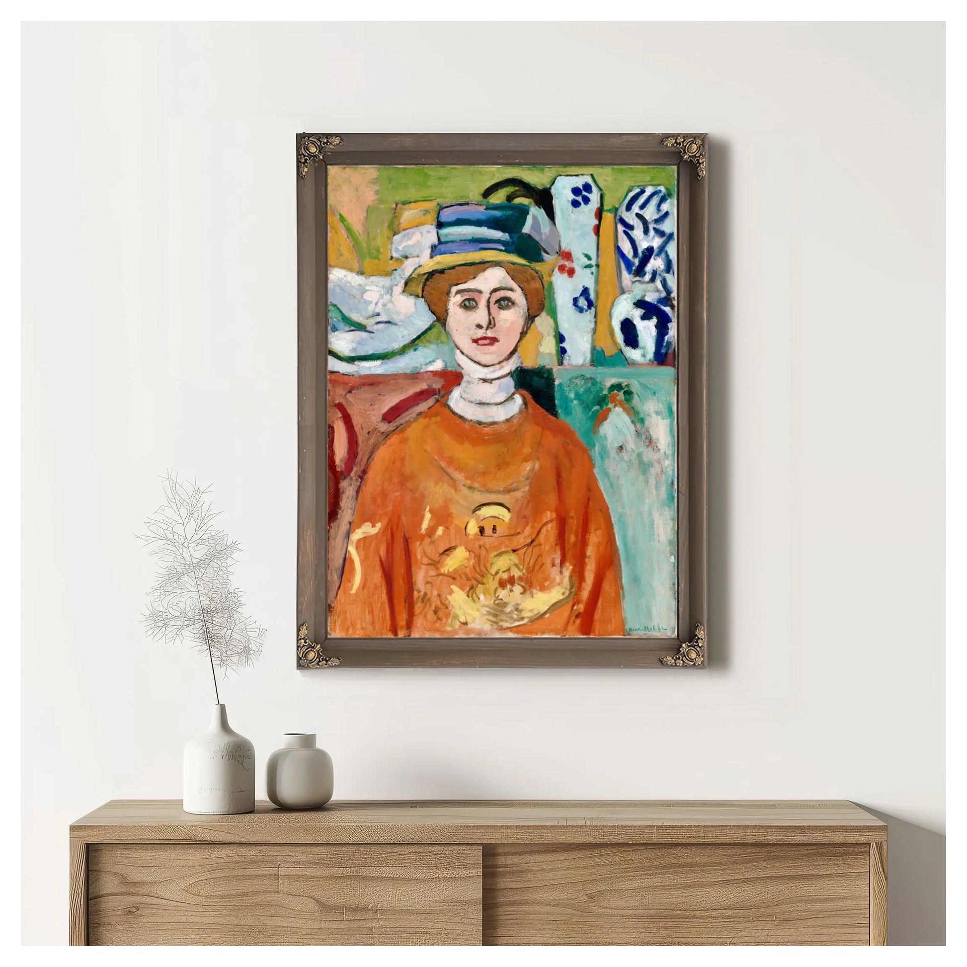 Girl With Tulips (Jeanne Vaderin) by Henri Matisse