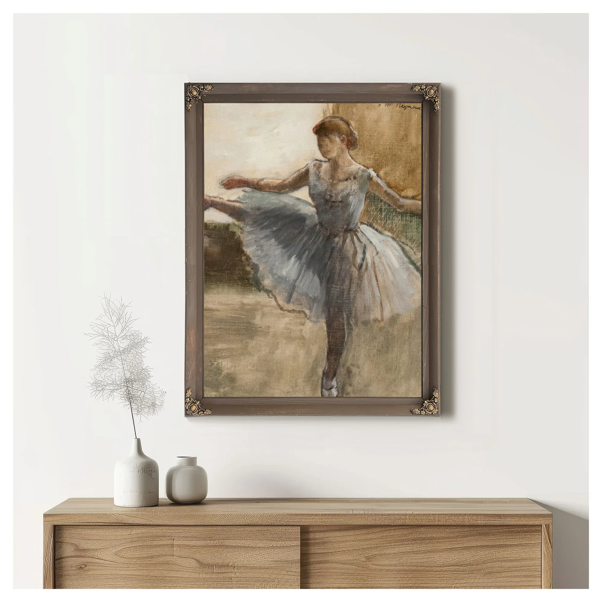 The Ballerina By Edgar Degas Fine Art Print