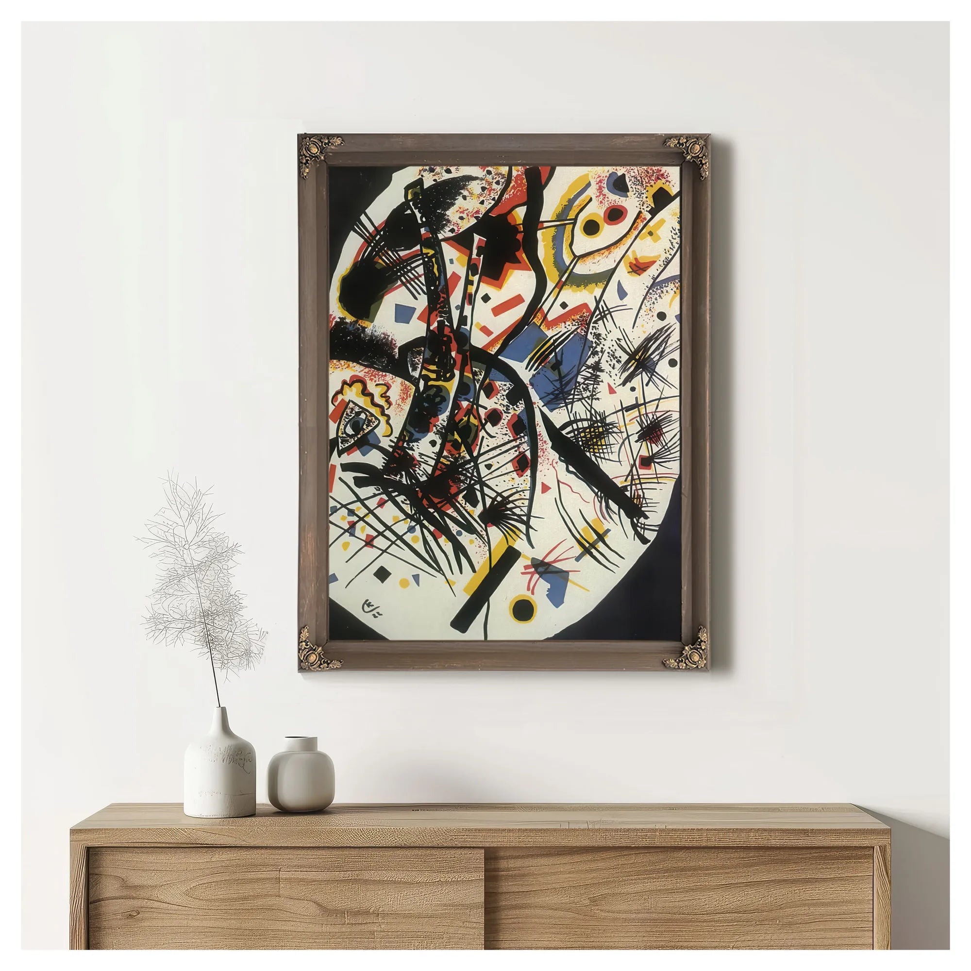 Small Worlds Iii By Wassily Kandinsky Fine Art Print