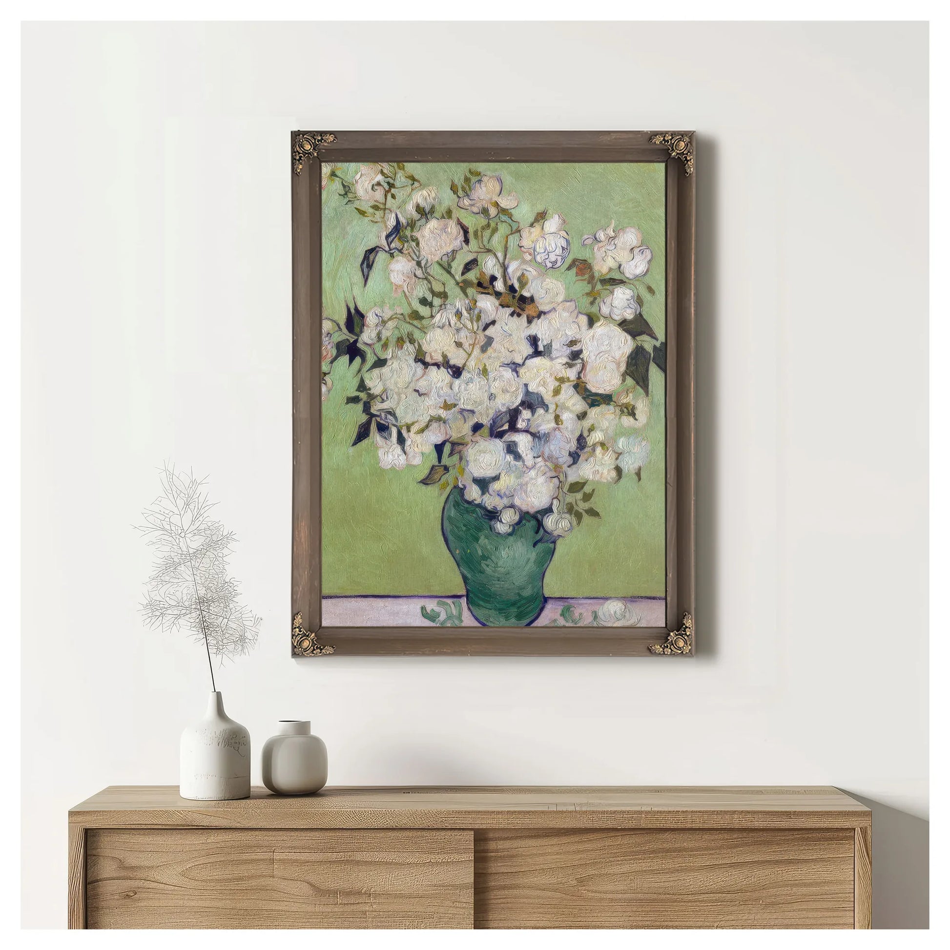 Roses 2 By Vincent Van Gogh Fine Art Print