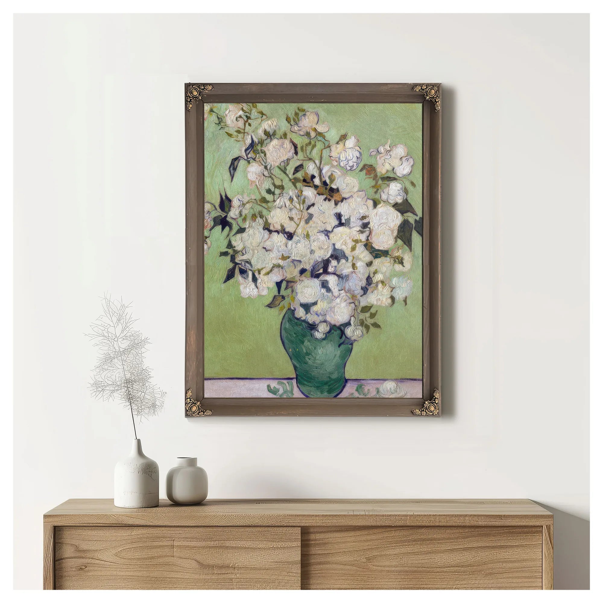 Roses 2 By Vincent Van Gogh Fine Art Print