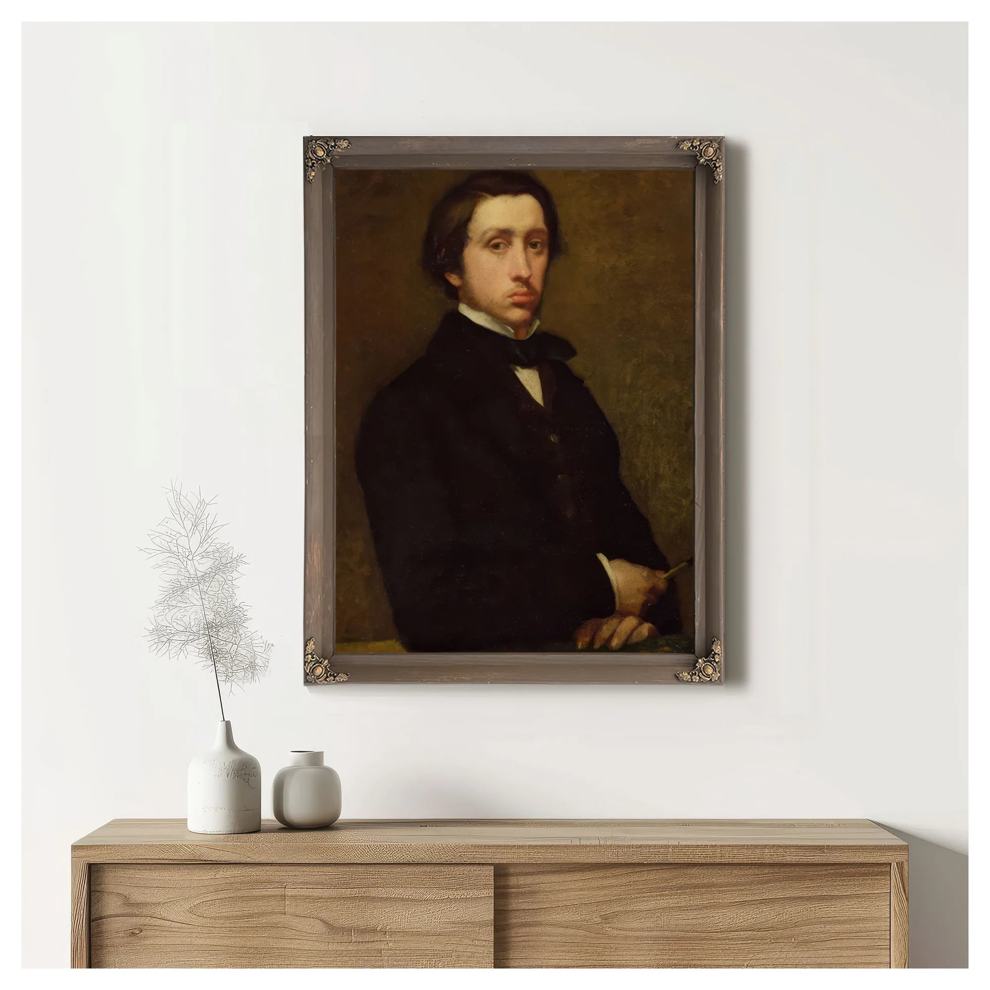 Self Portrait 1 By Edgar Degas Fine Art Print