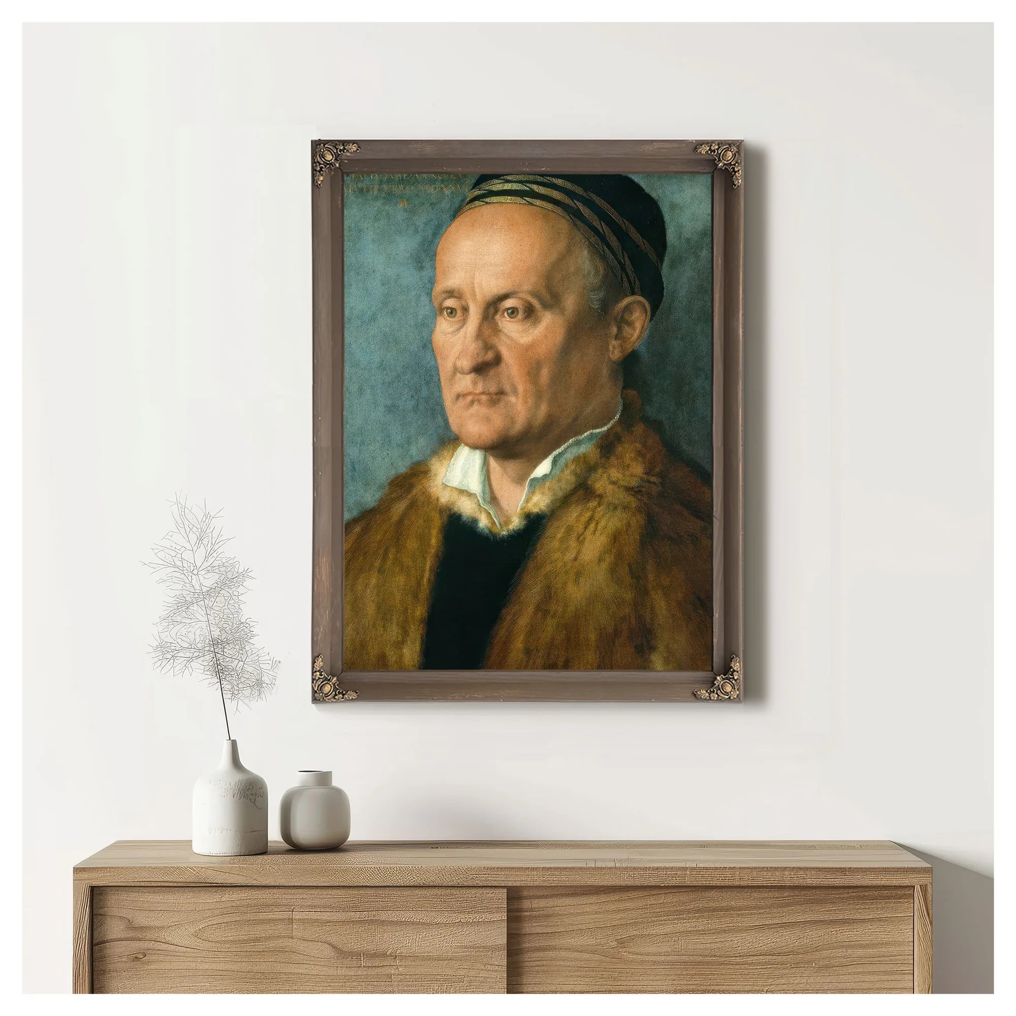 Portrait Of Jakob Muffel 1526 By Albrecht Durer Fine Art Print