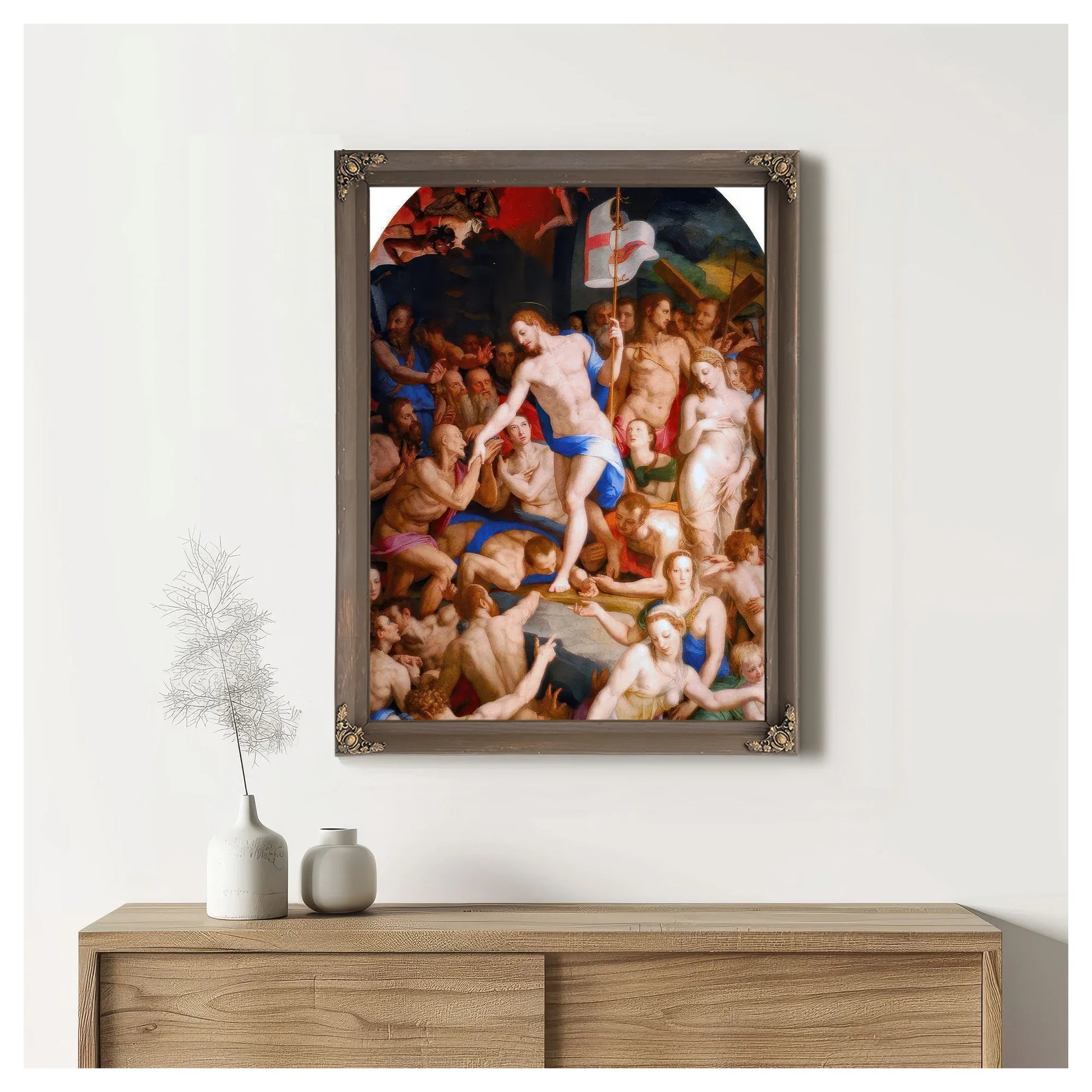 Agnolo Bronzino Descent Of Christ Into Limbo 1552 1 By Agnolo Bronzino Fine Art Print