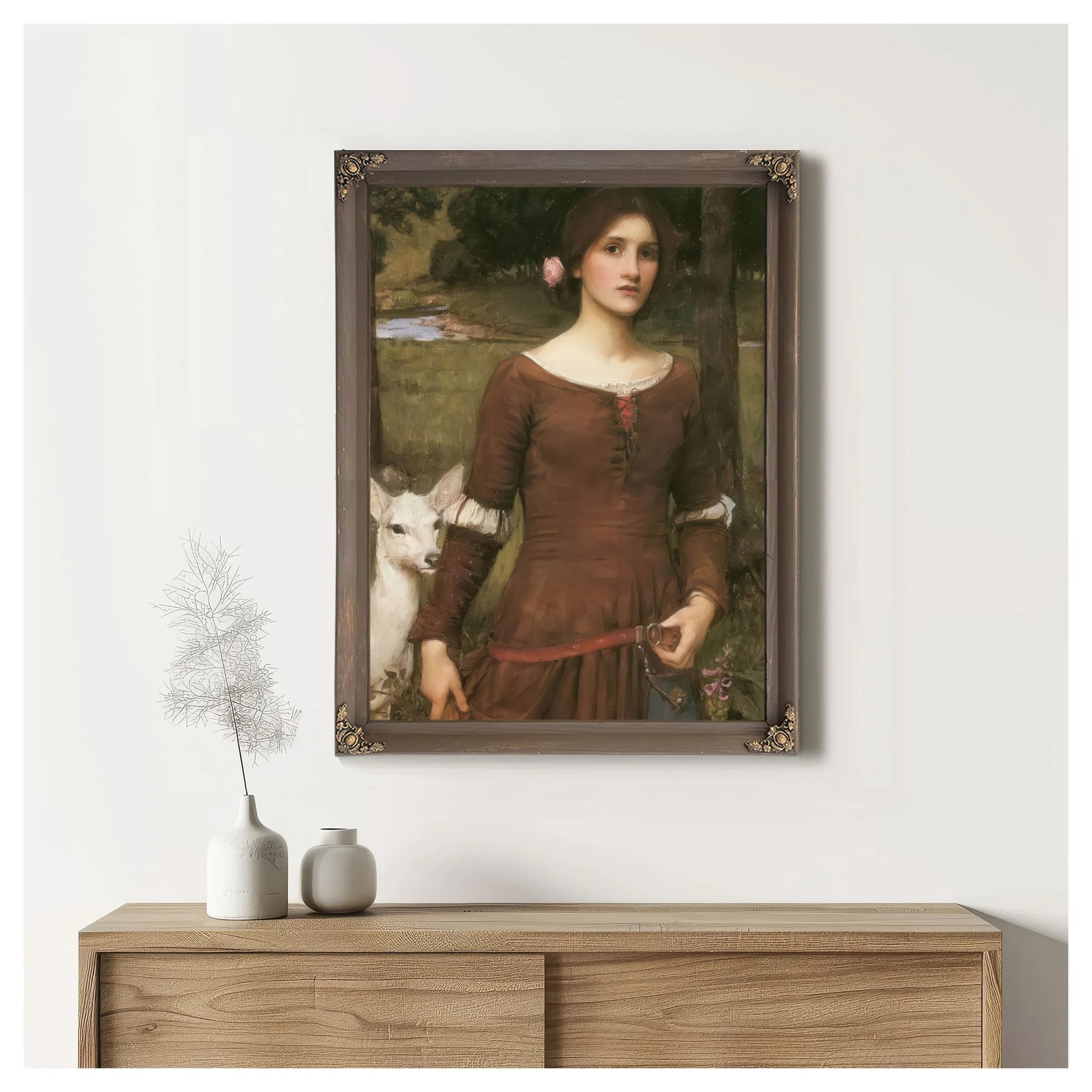 The Last Clare By John Waterhouse Fine Art Print