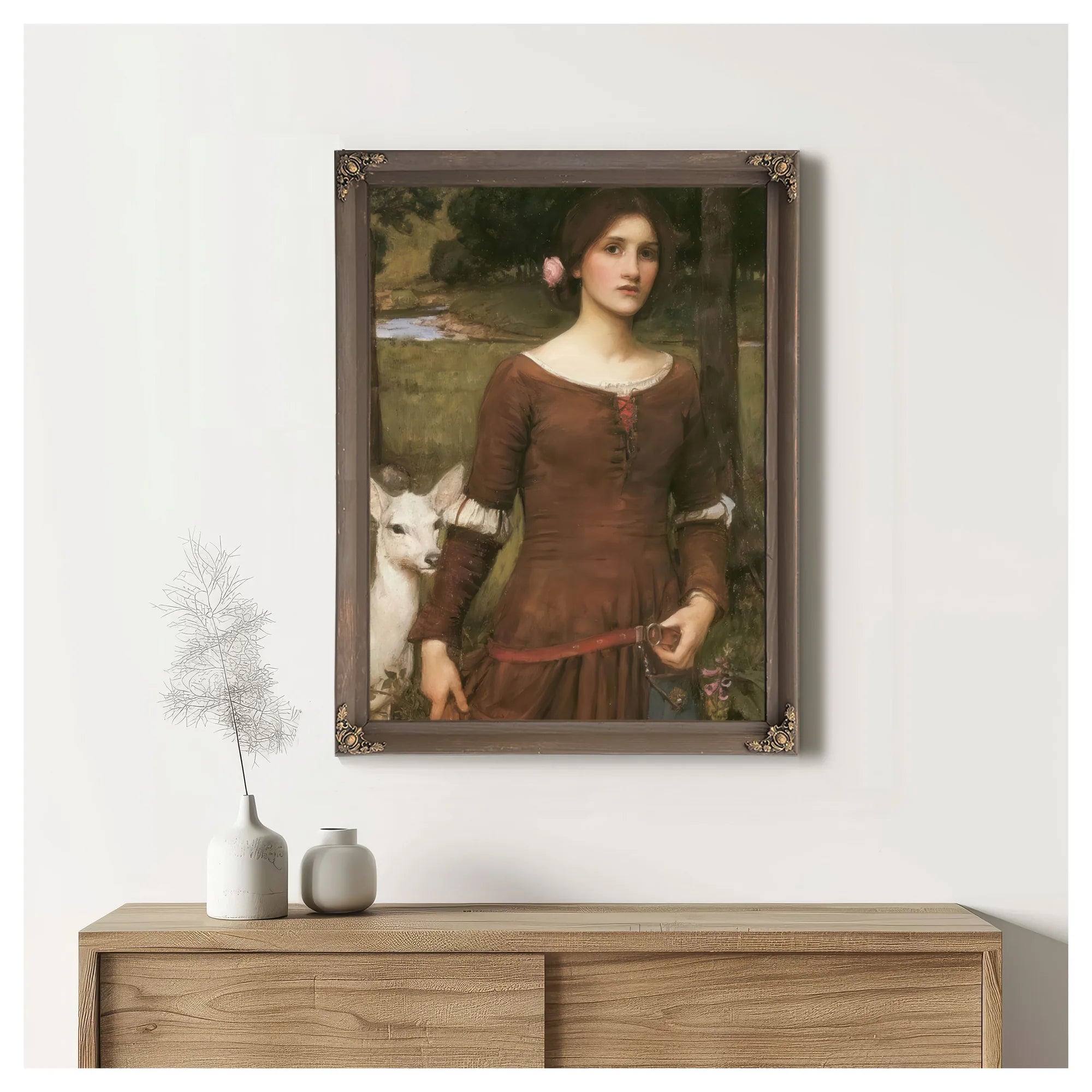 The Last Clare By John Waterhouse Fine Art Print