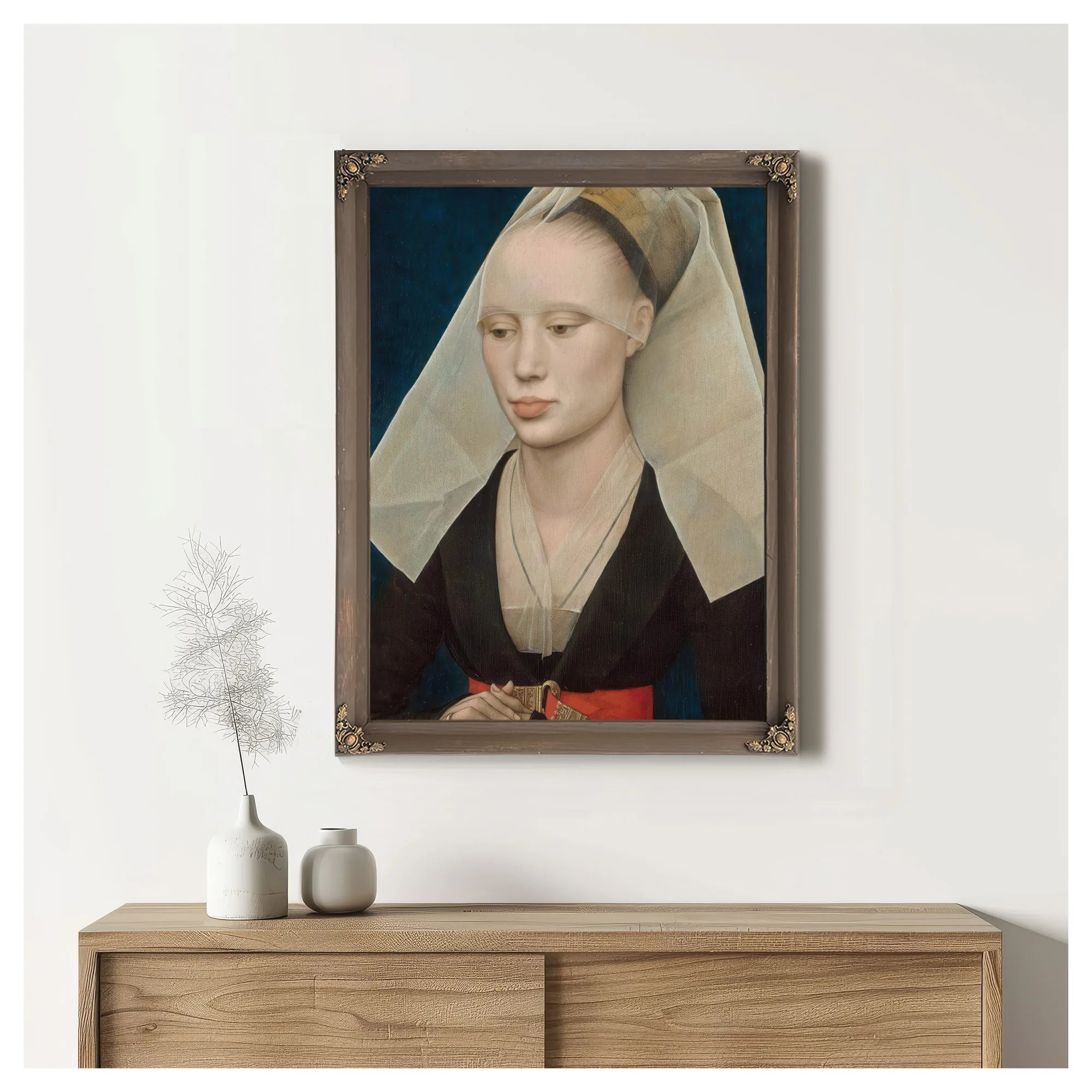 Portrait Of A Lady 1460 By Rogier Van Der Weyden Fine Art Print
