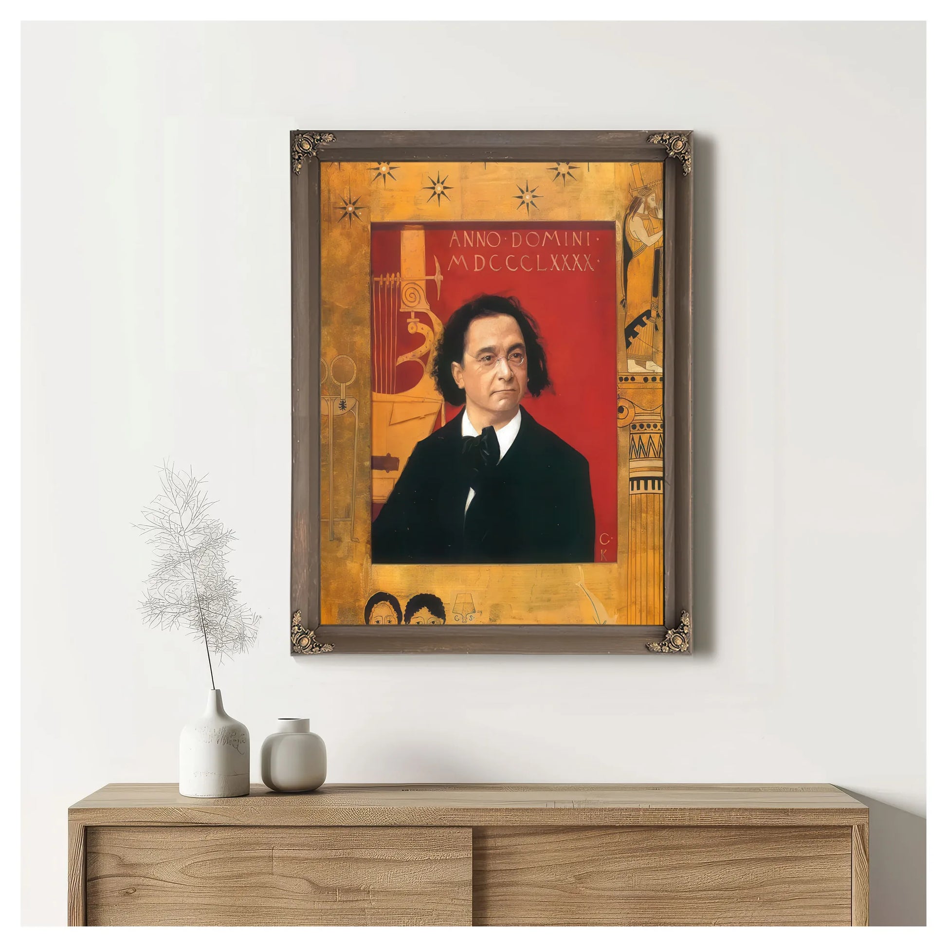 Portrait Of Joseph Pembaur By Gustav Klimt Fine Art Print