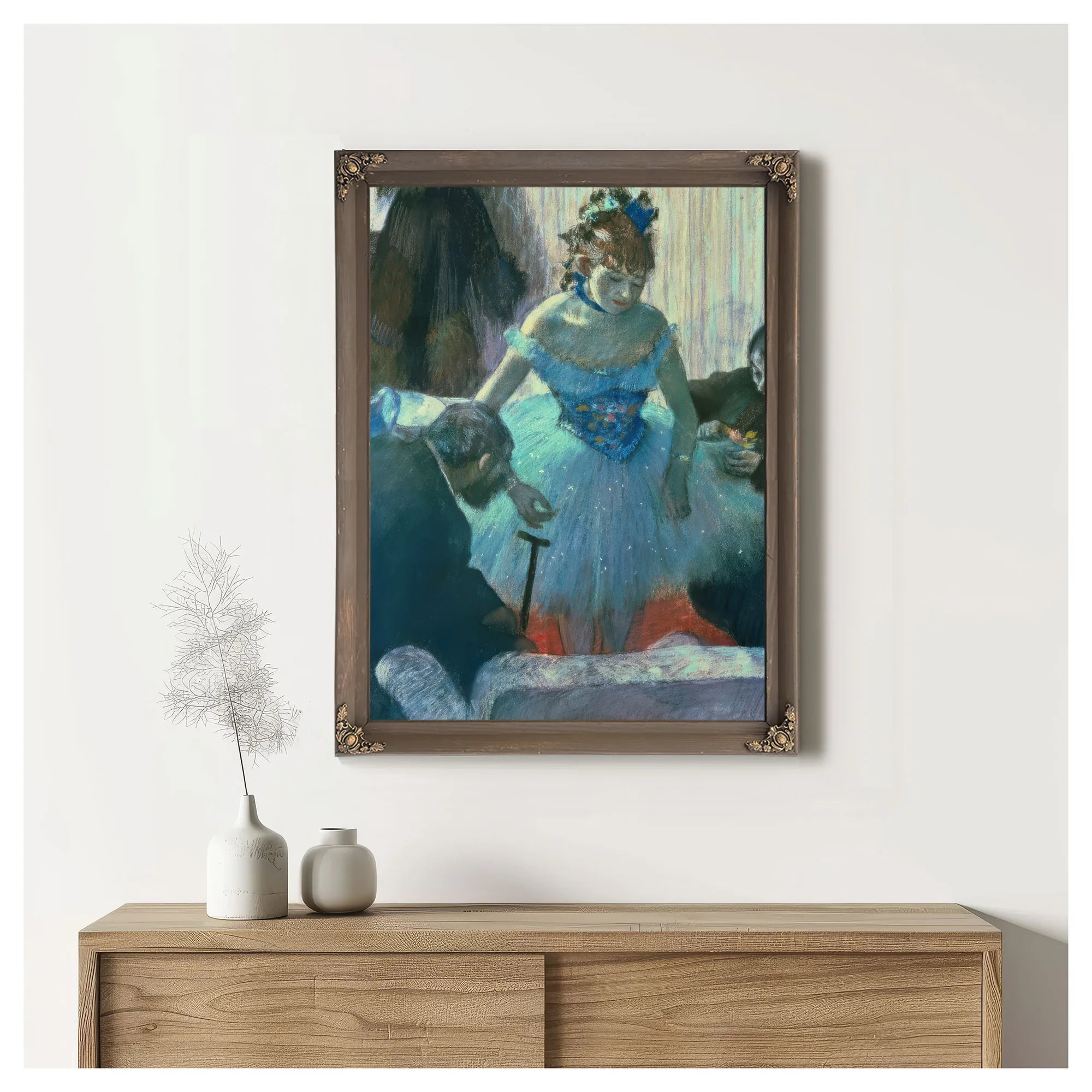 Dancer In Her Dressing Room By Edgar Degas Fine Art Print