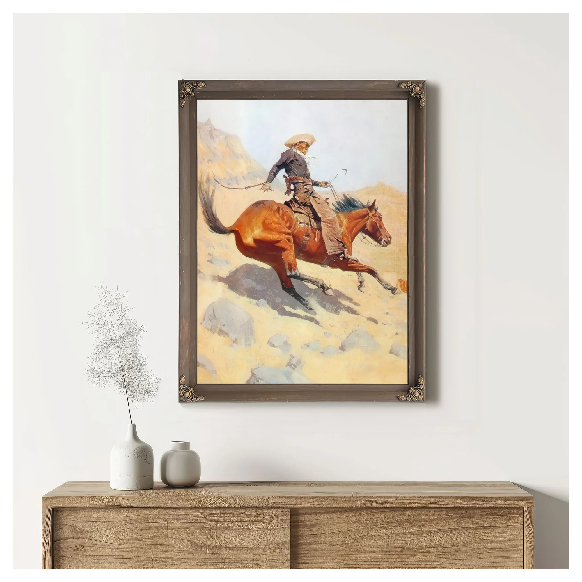 The Cowboy By Frederic Remington Fine Art Print
