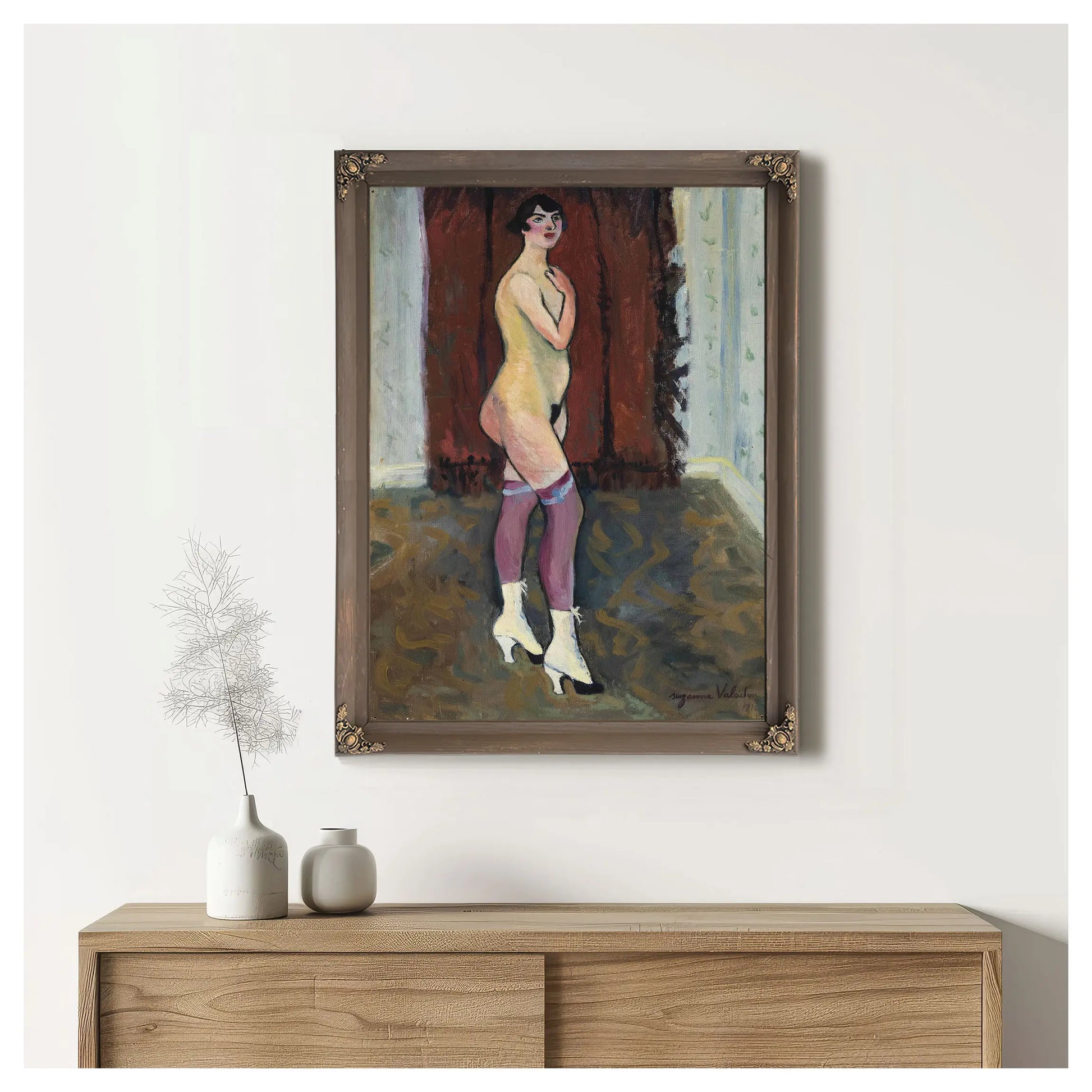 Nu Aux Bottines by Suzanne Valadon