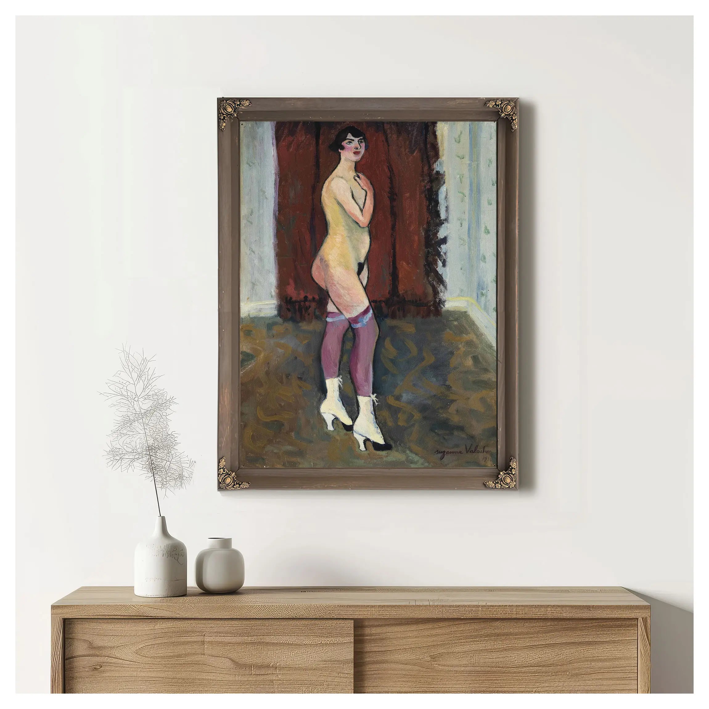 Nu Aux Bottines by Suzanne Valadon